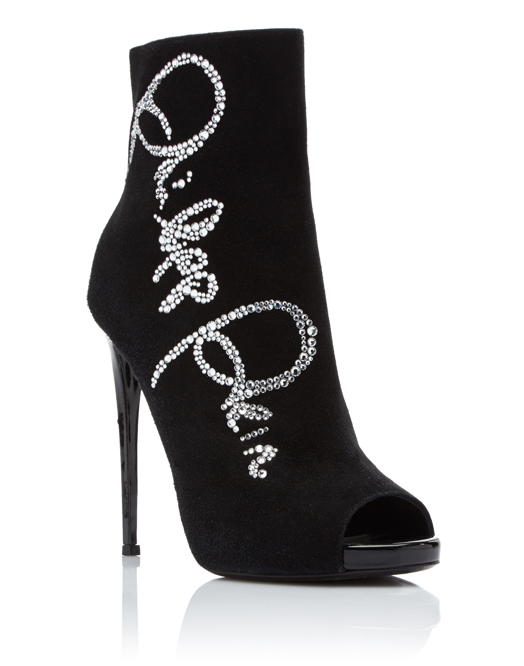 bootie high heels "Crystal Plein" | Philipp Plein Outlet