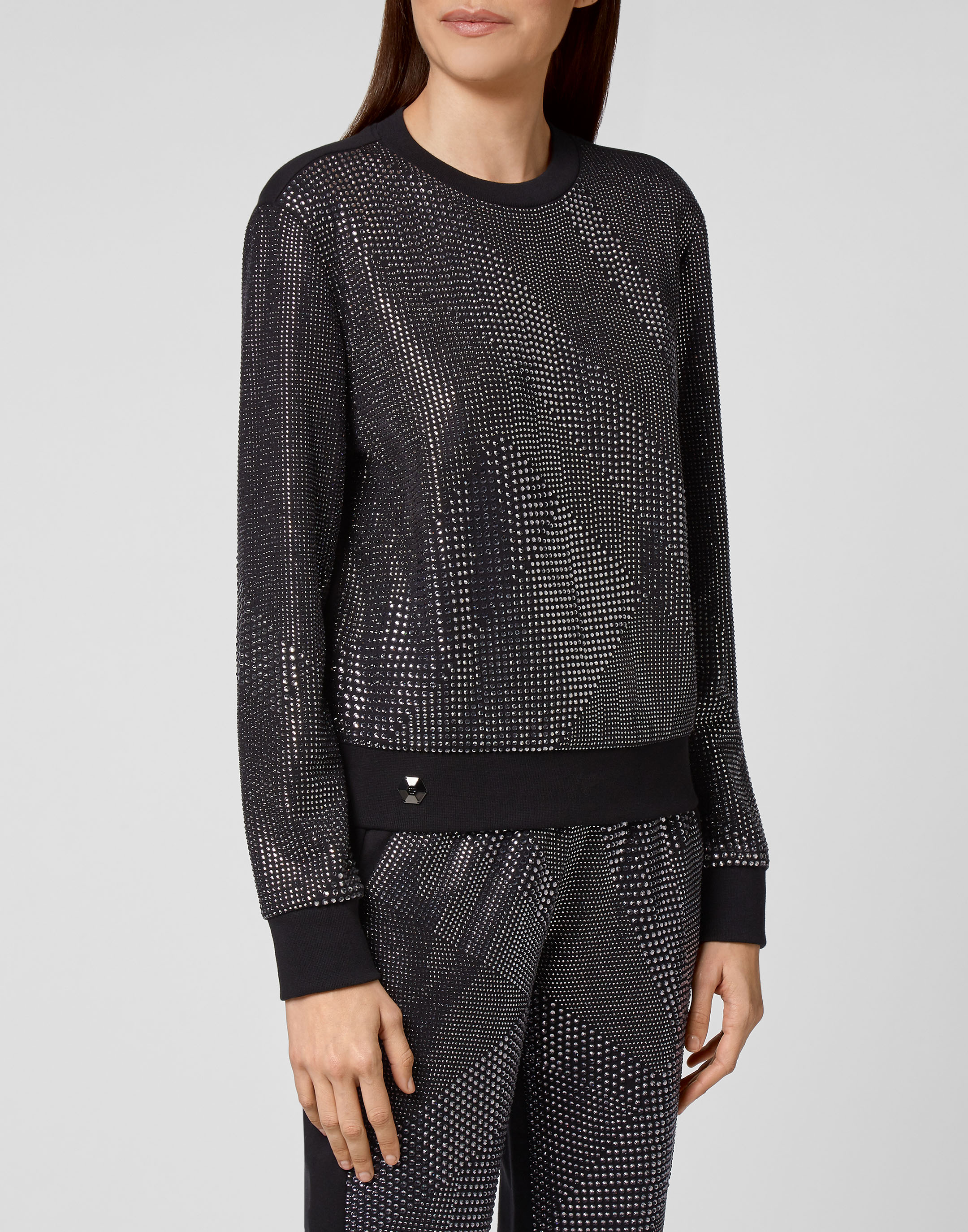 Sweatshirt LS Full Crystal | Philipp Plein Outlet