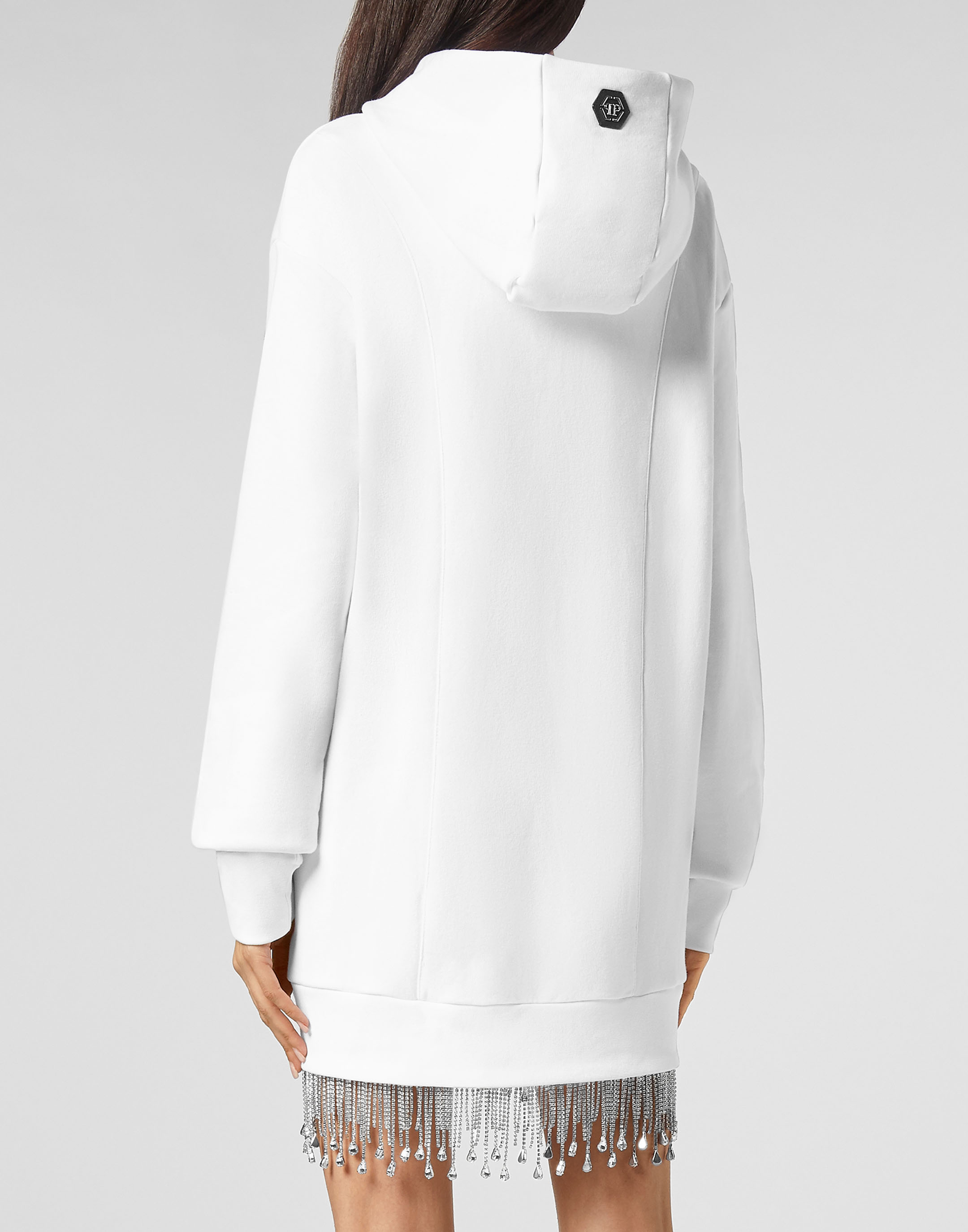 Hoodie sweatshirt Crystal Fringe | Philipp Plein Outlet
