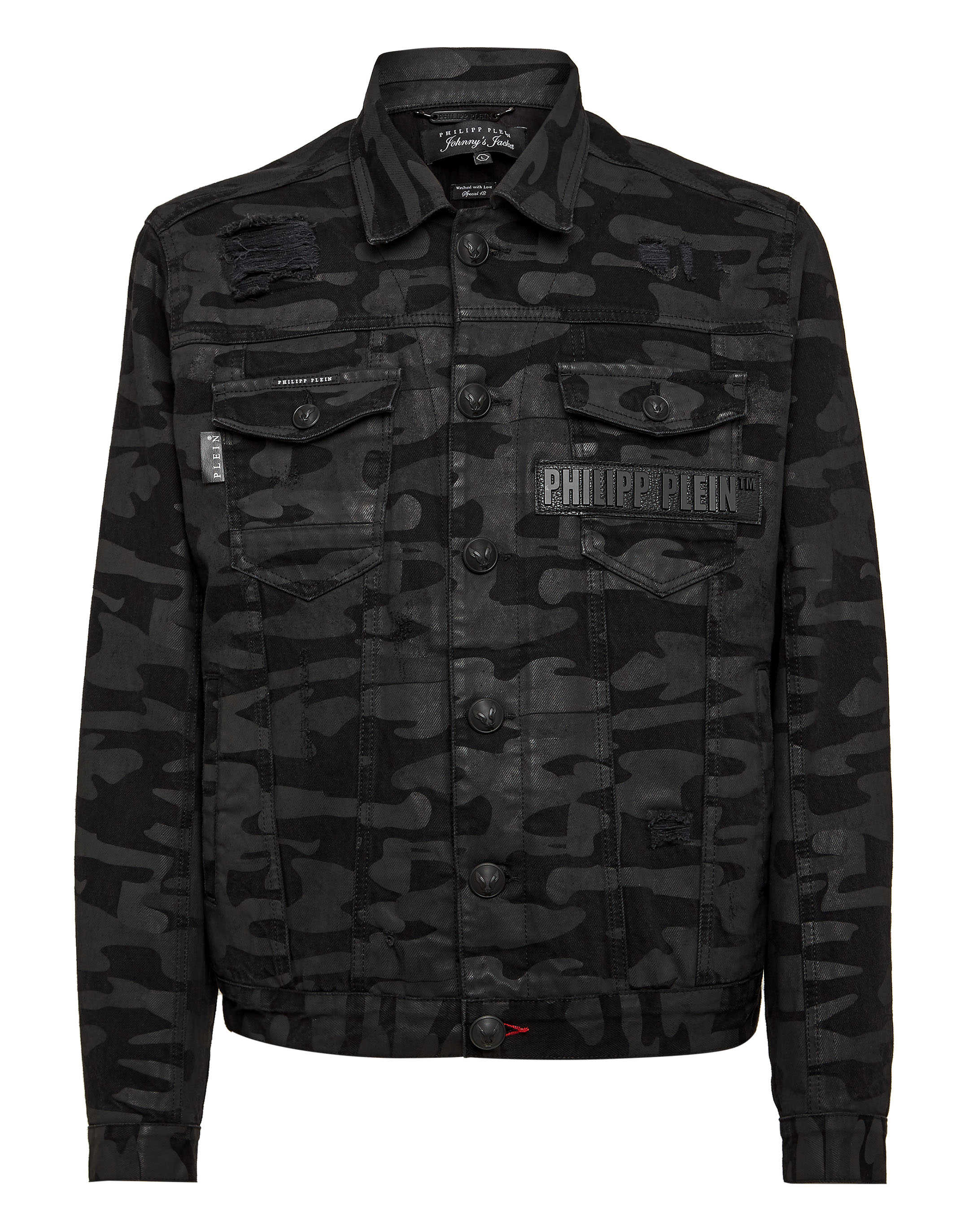 Denim Jacket Camouflage | Philipp Plein Outlet
