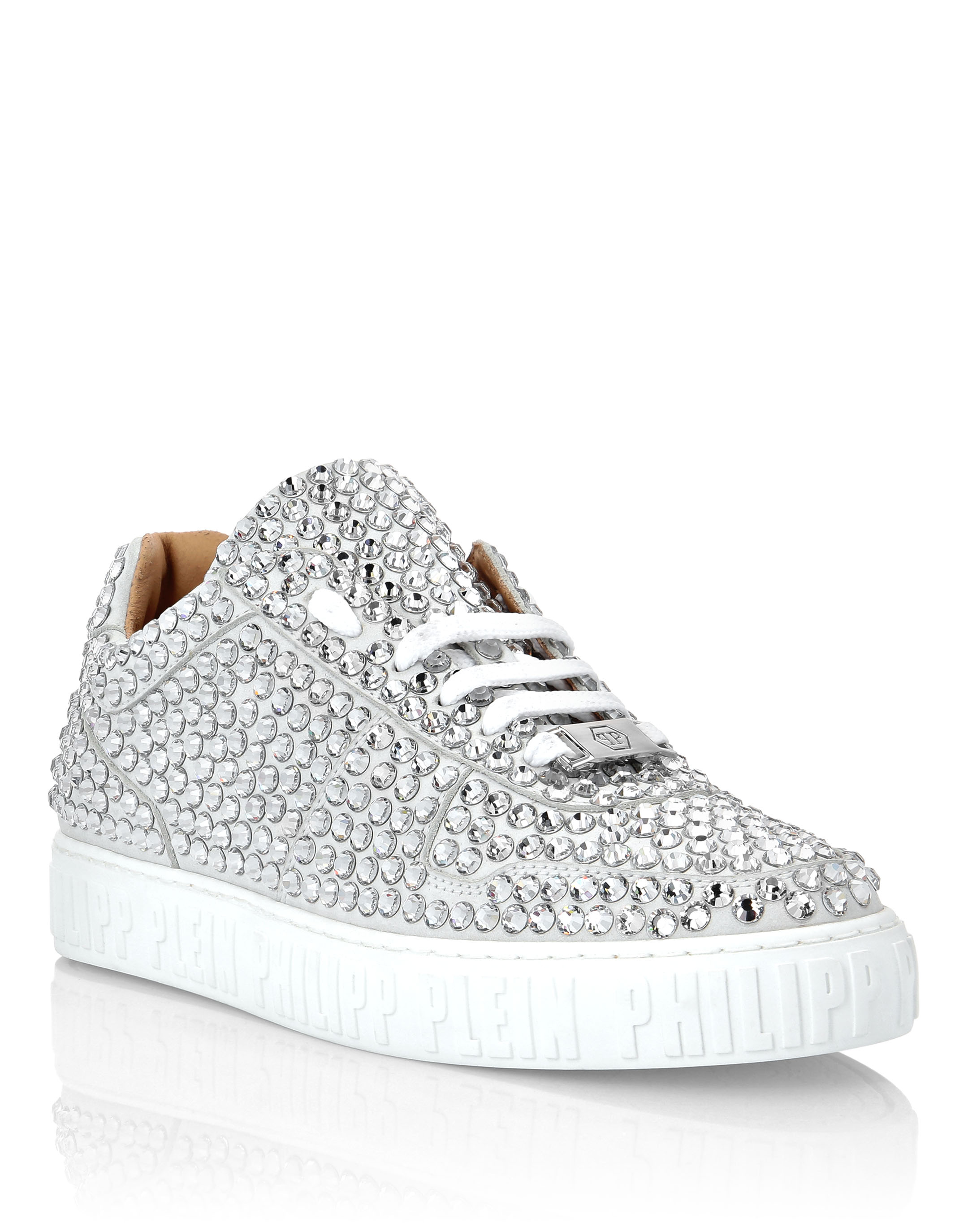 Leather Lo-Top Sneakers Full Stones King Power | Philipp Plein Outlet