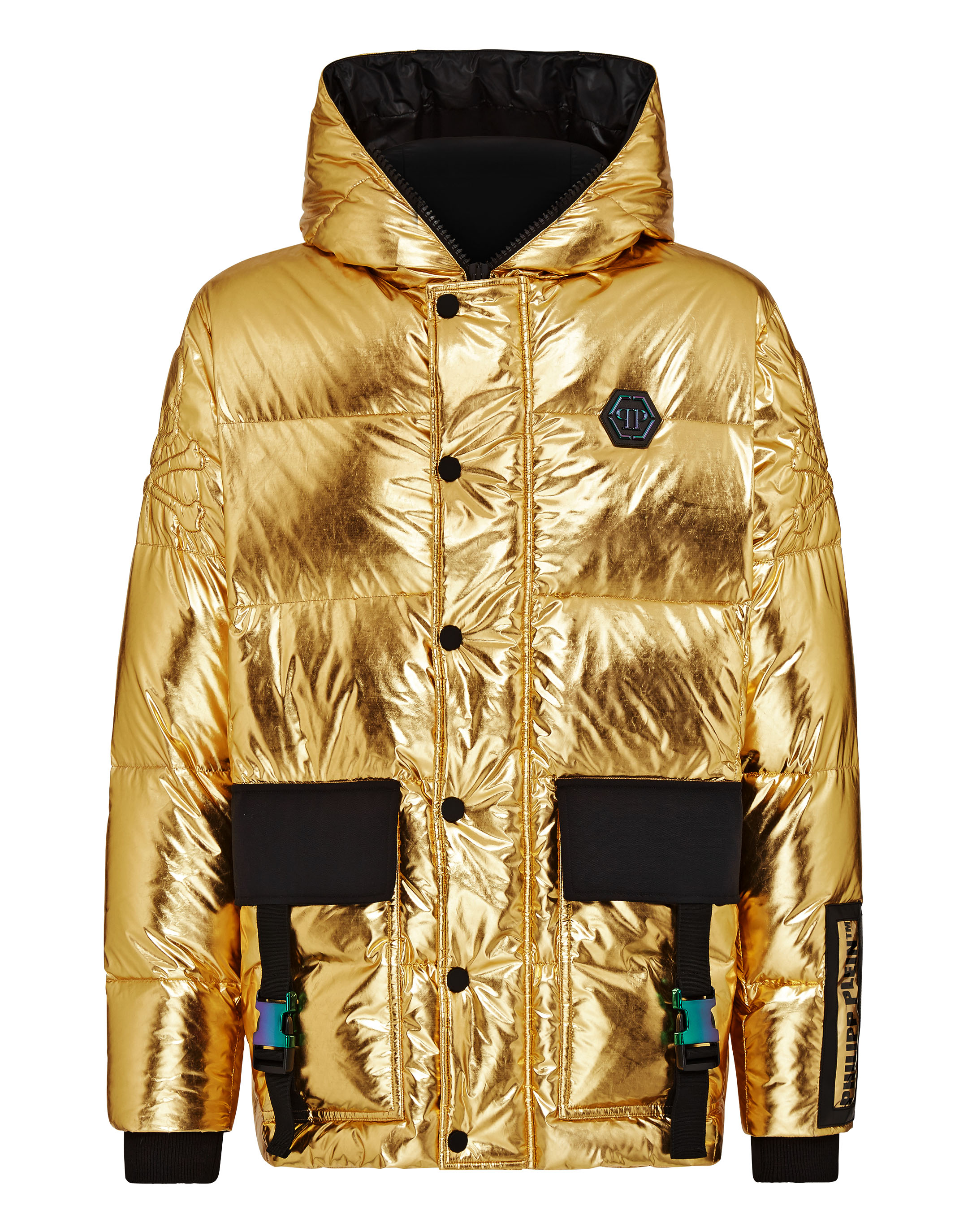 Nylon Jacket Gold | Philipp Plein Outlet