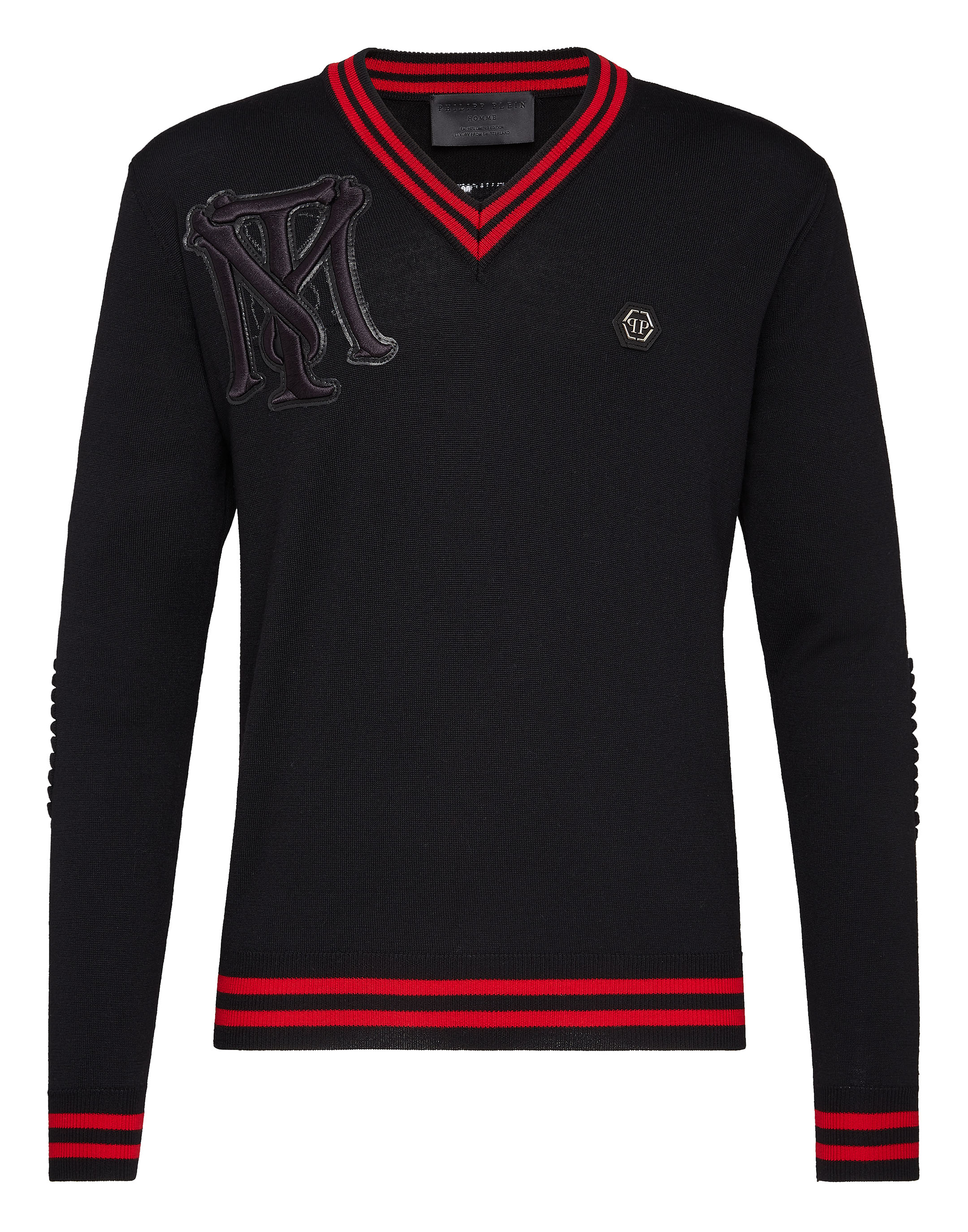Pullover V-Neck LS Scarface | Philipp Plein Outlet