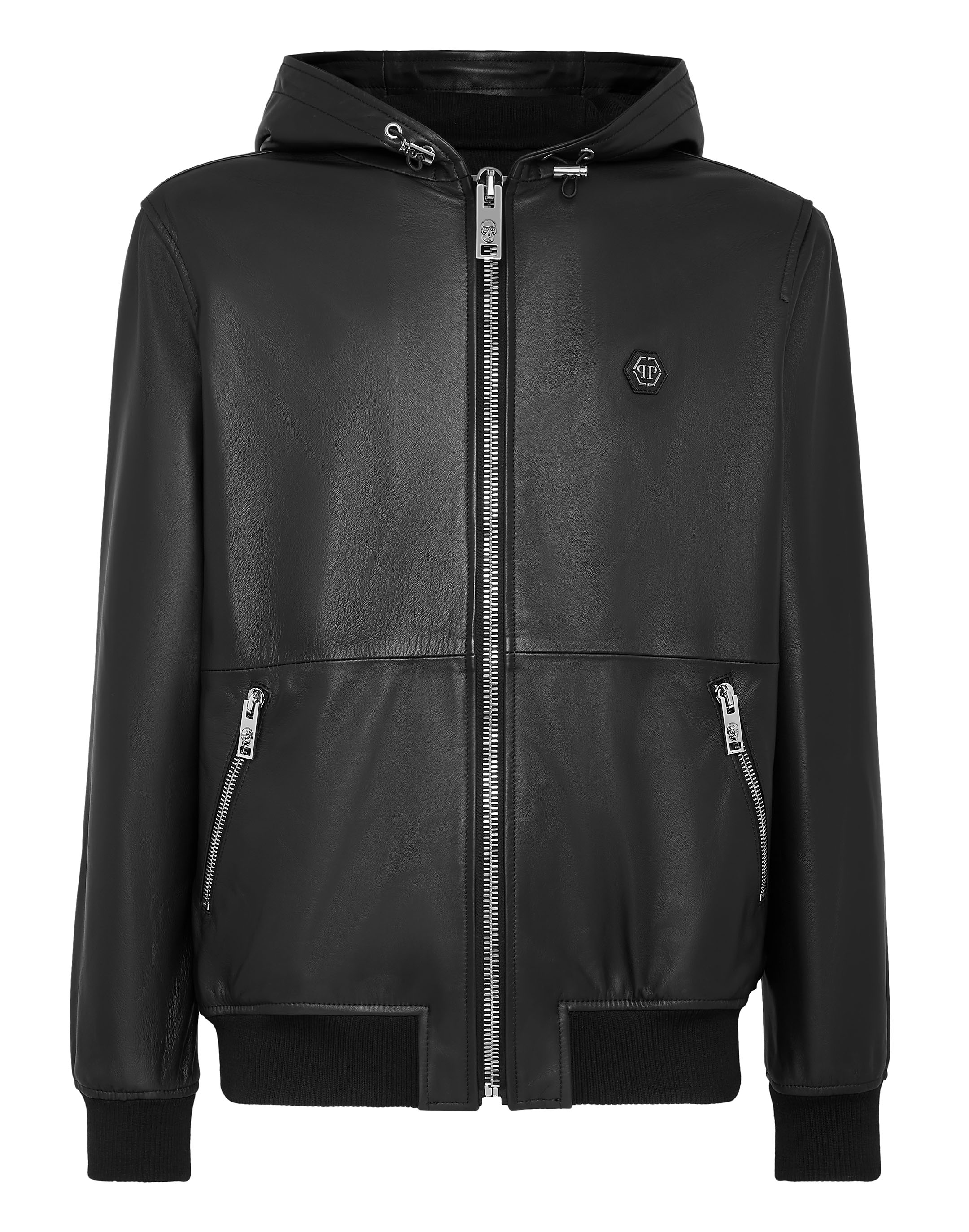 Leather K-way Jacket | Philipp Plein Outlet