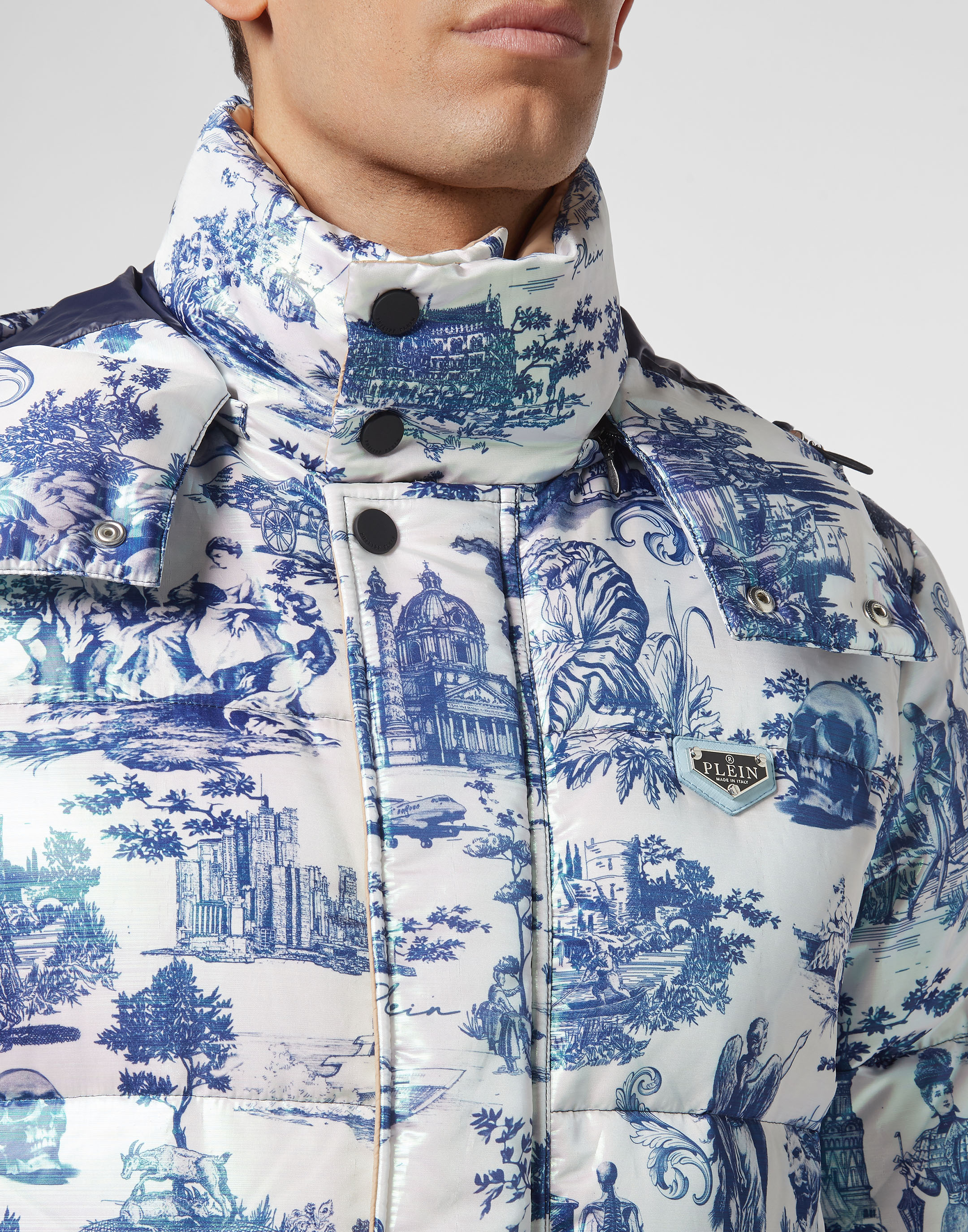 Nylon Jacket print En PLEIN air | Philipp Plein Outlet