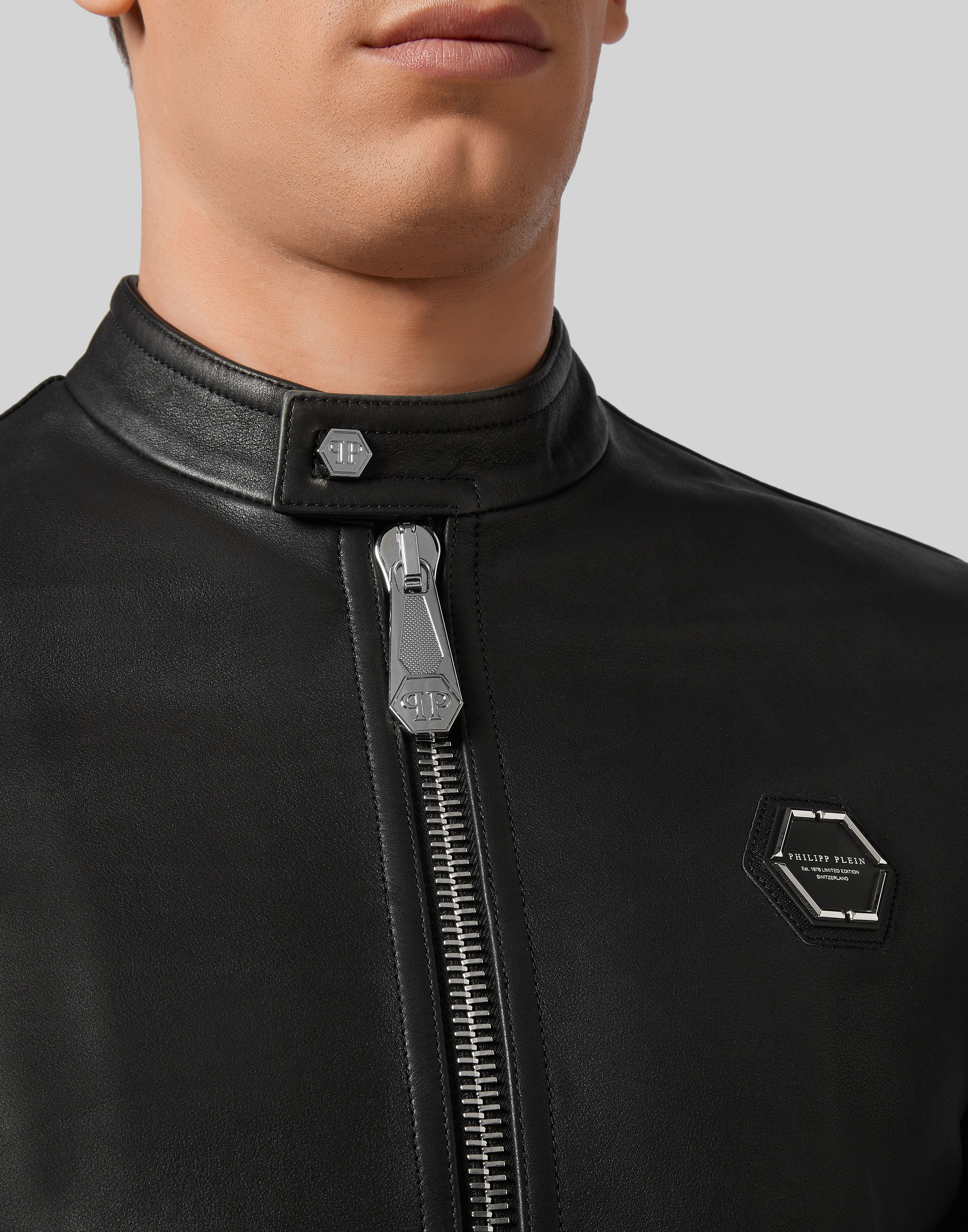 Leather Moto Jacket Statement | Philipp Plein Outlet