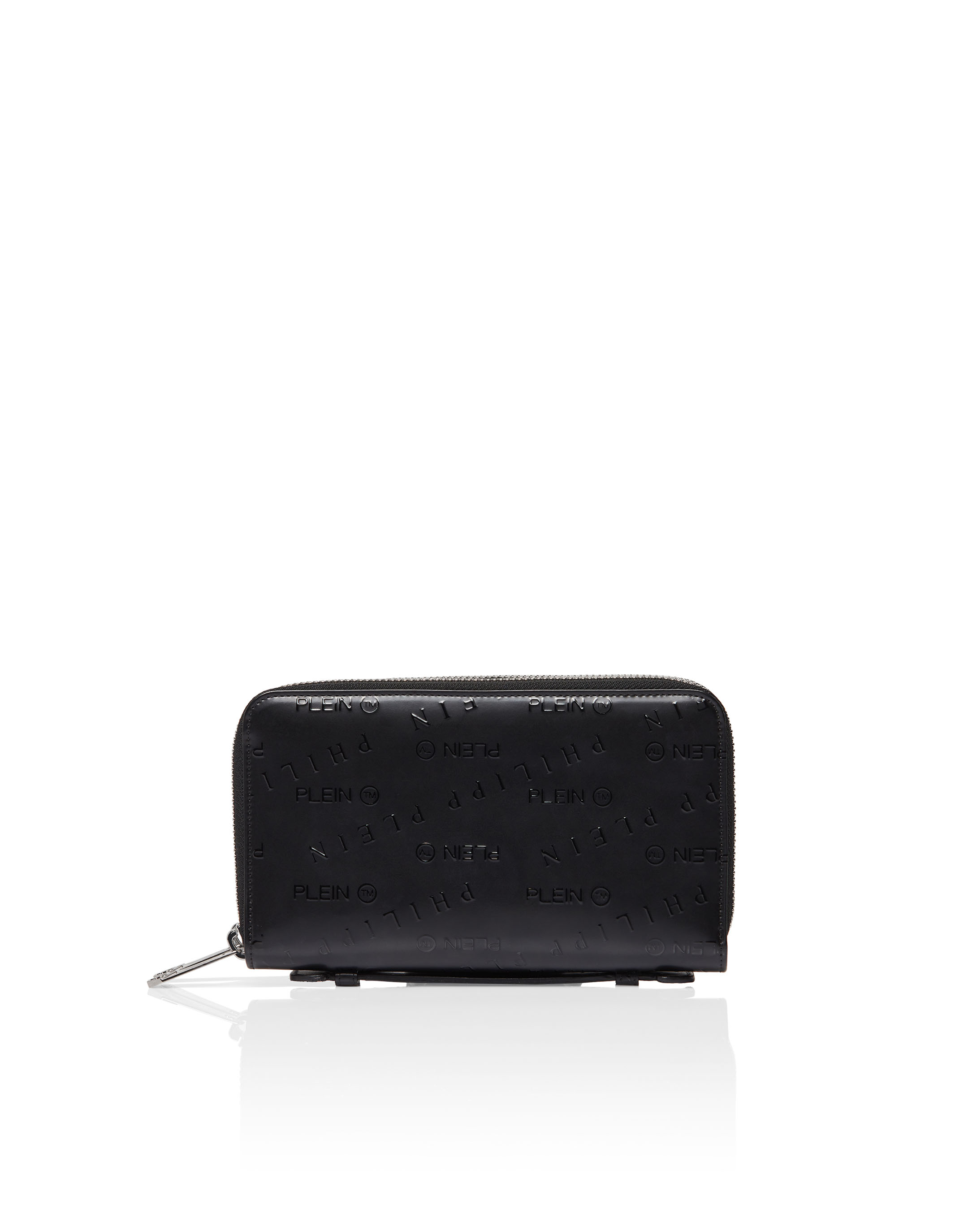 Large Continental Wallet in MCM Monogram Leather Black