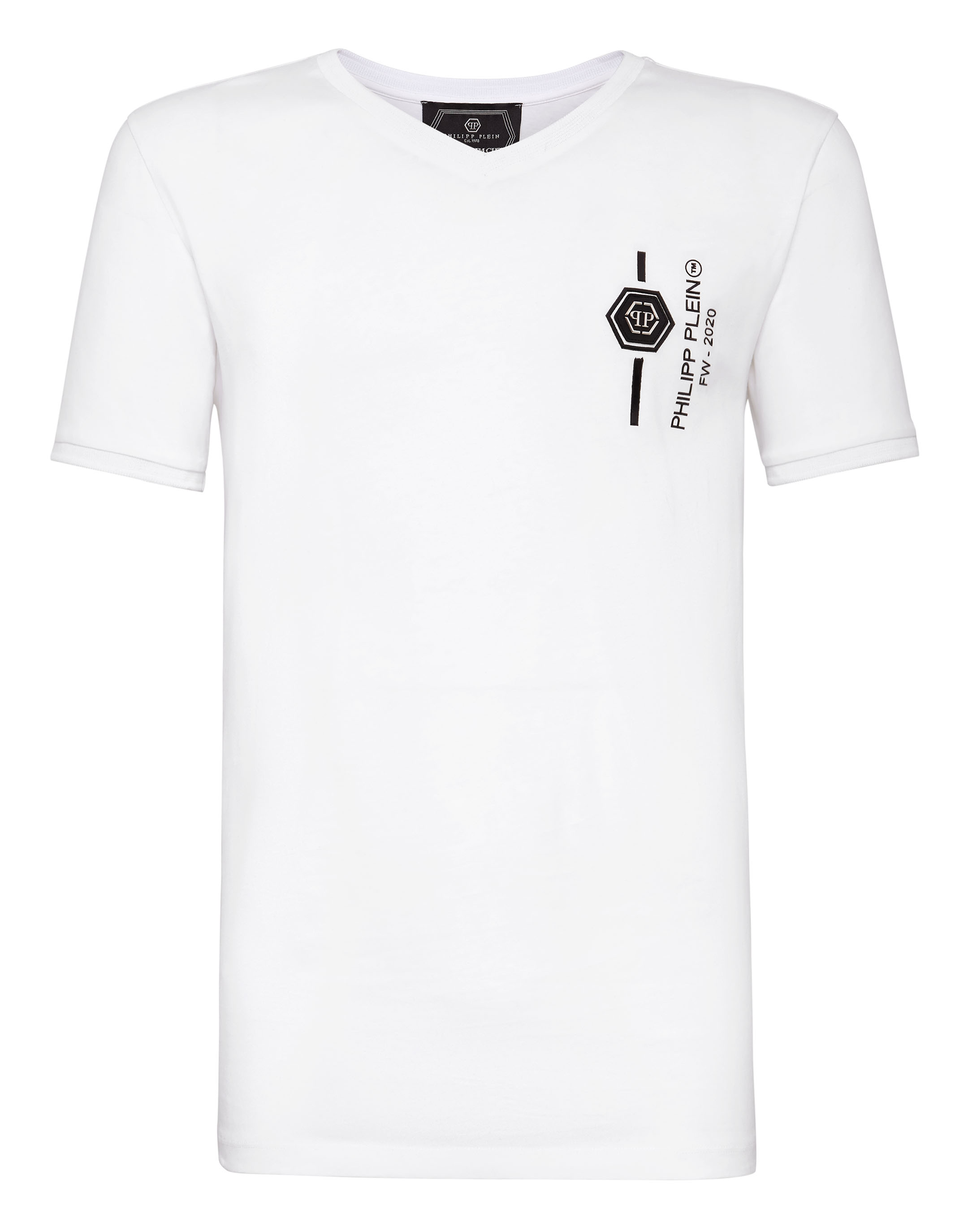 T-shirt Platinum Cut V-Neck Skull | Philipp Plein Outlet