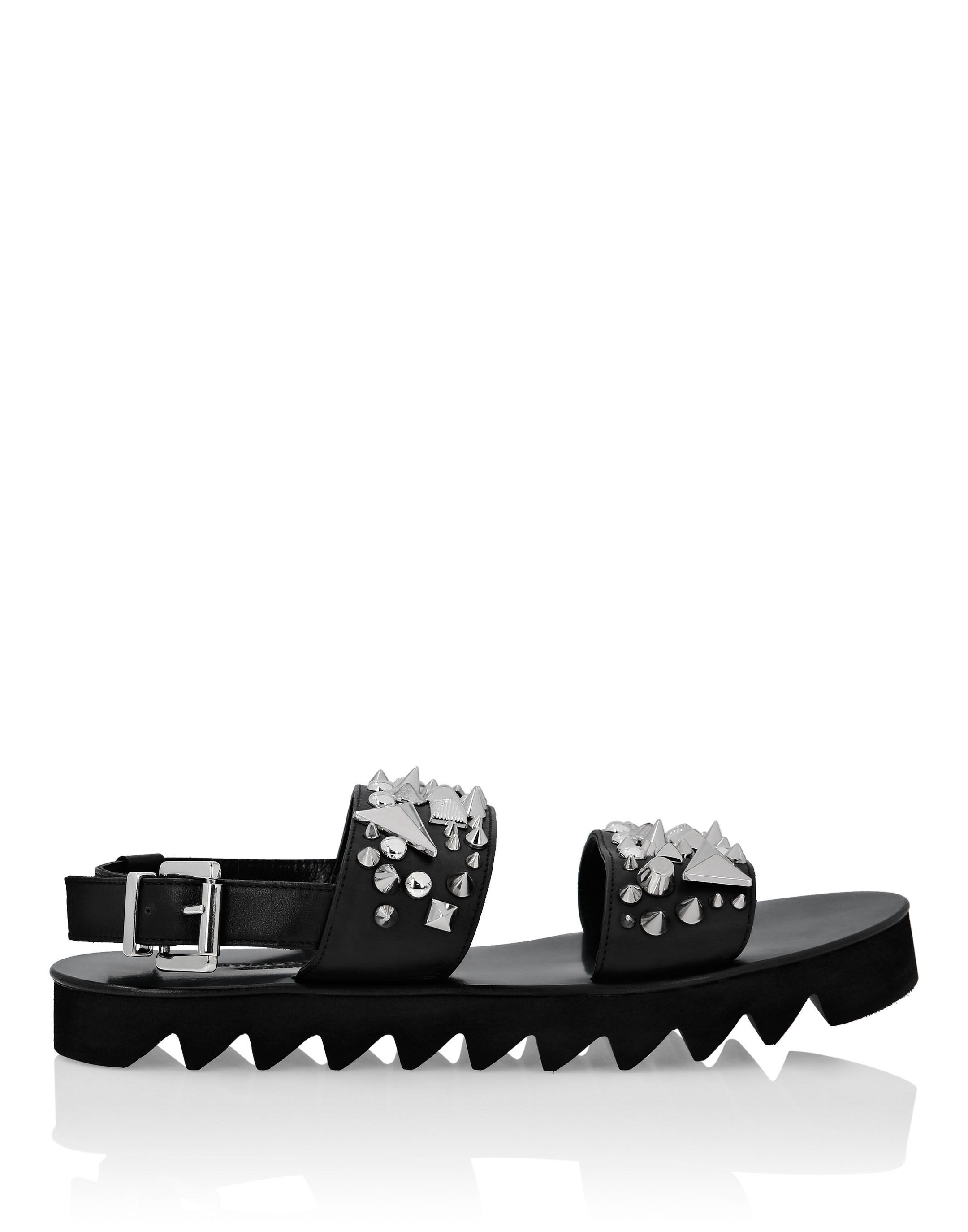 Leather Sandals Studs | Philipp Plein Outlet