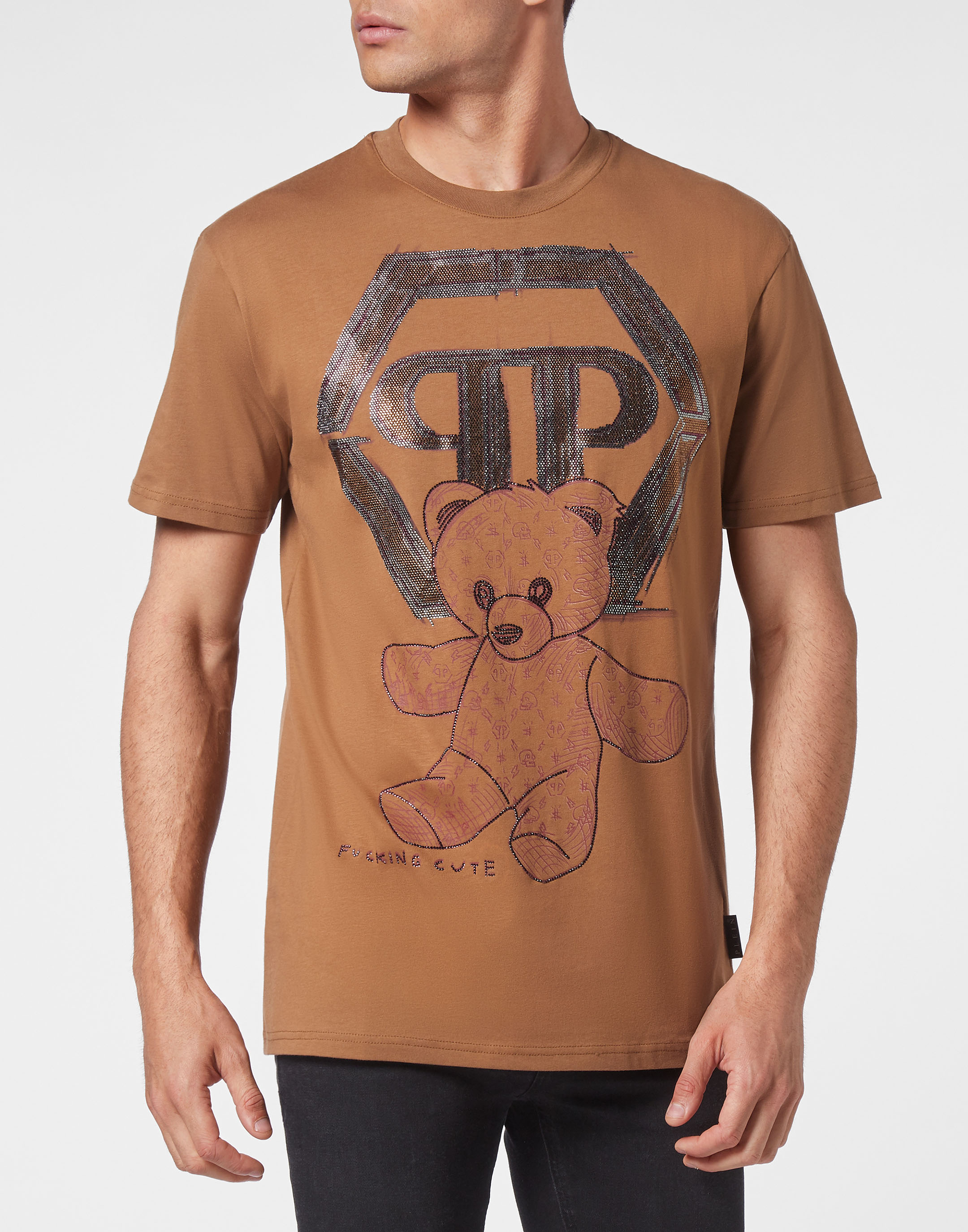 T-shirt Round Neck SS Teddy Bear | Philipp Plein Outlet