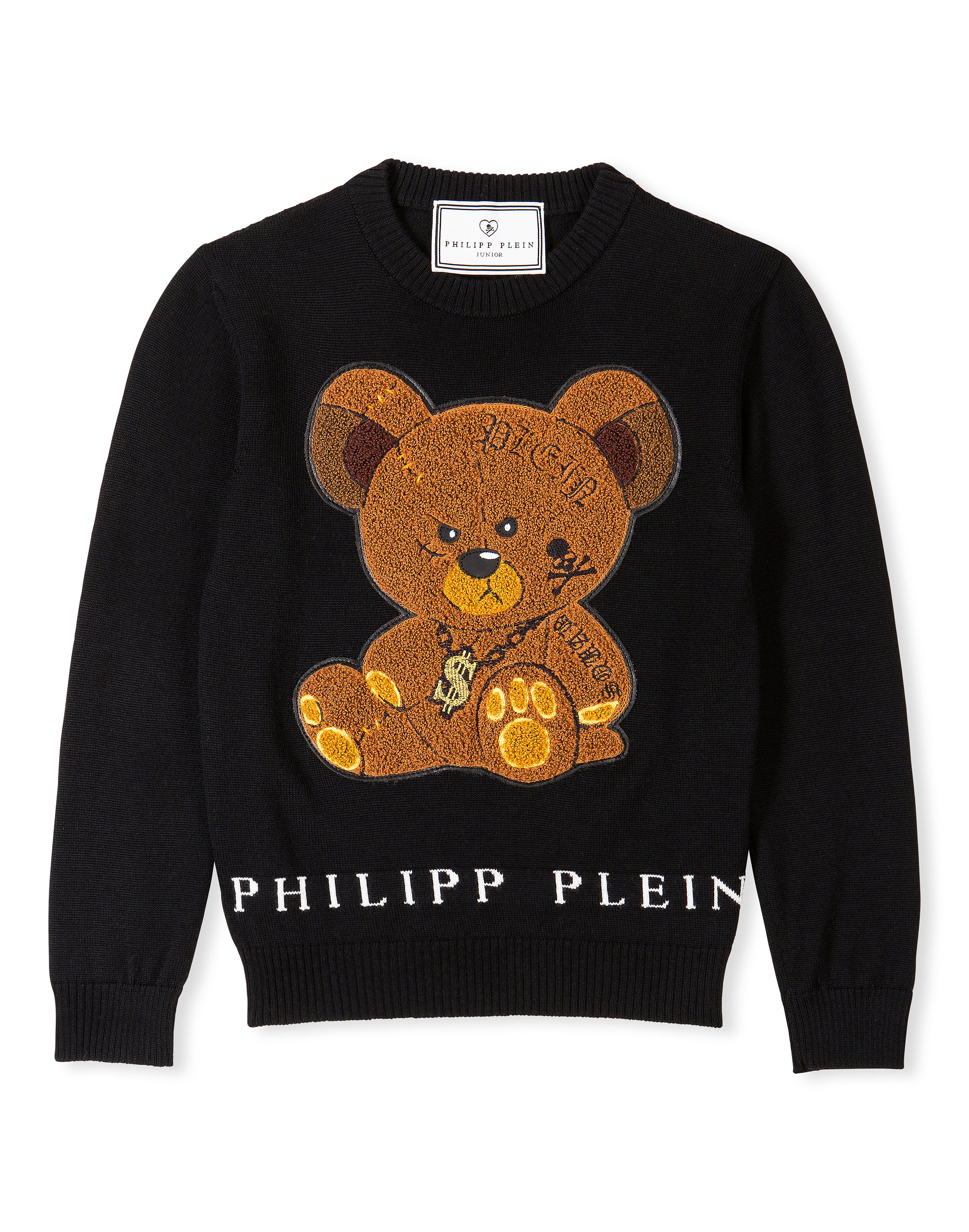 Pullover Round Neck LS "Sweet Teddy" | Philipp Plein Outlet