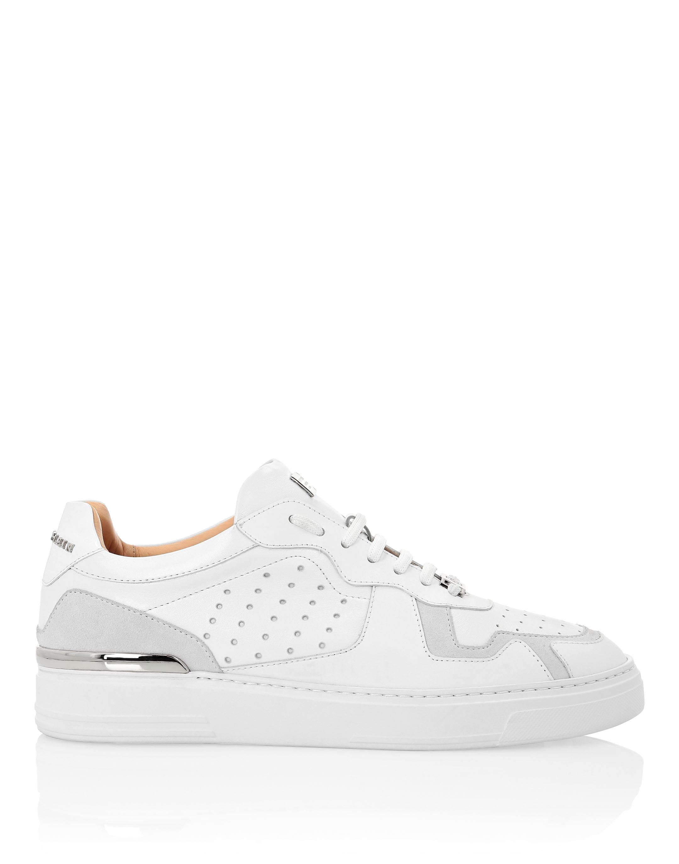 Lo-Top Sneakers mix leathers G.O.A.T. TM | Philipp Plein Outlet