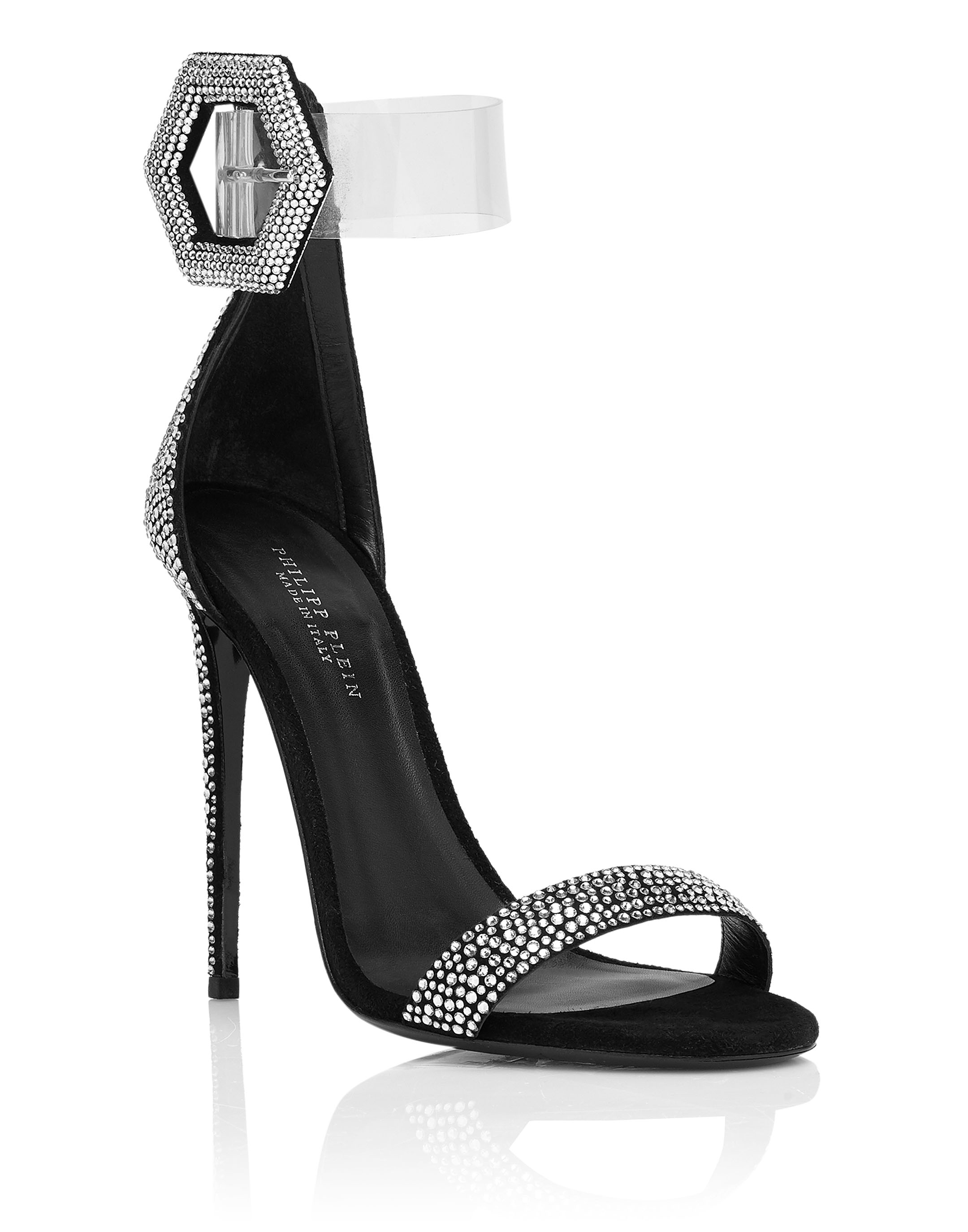 Sandals High Heels Crystal | Philipp Plein Outlet