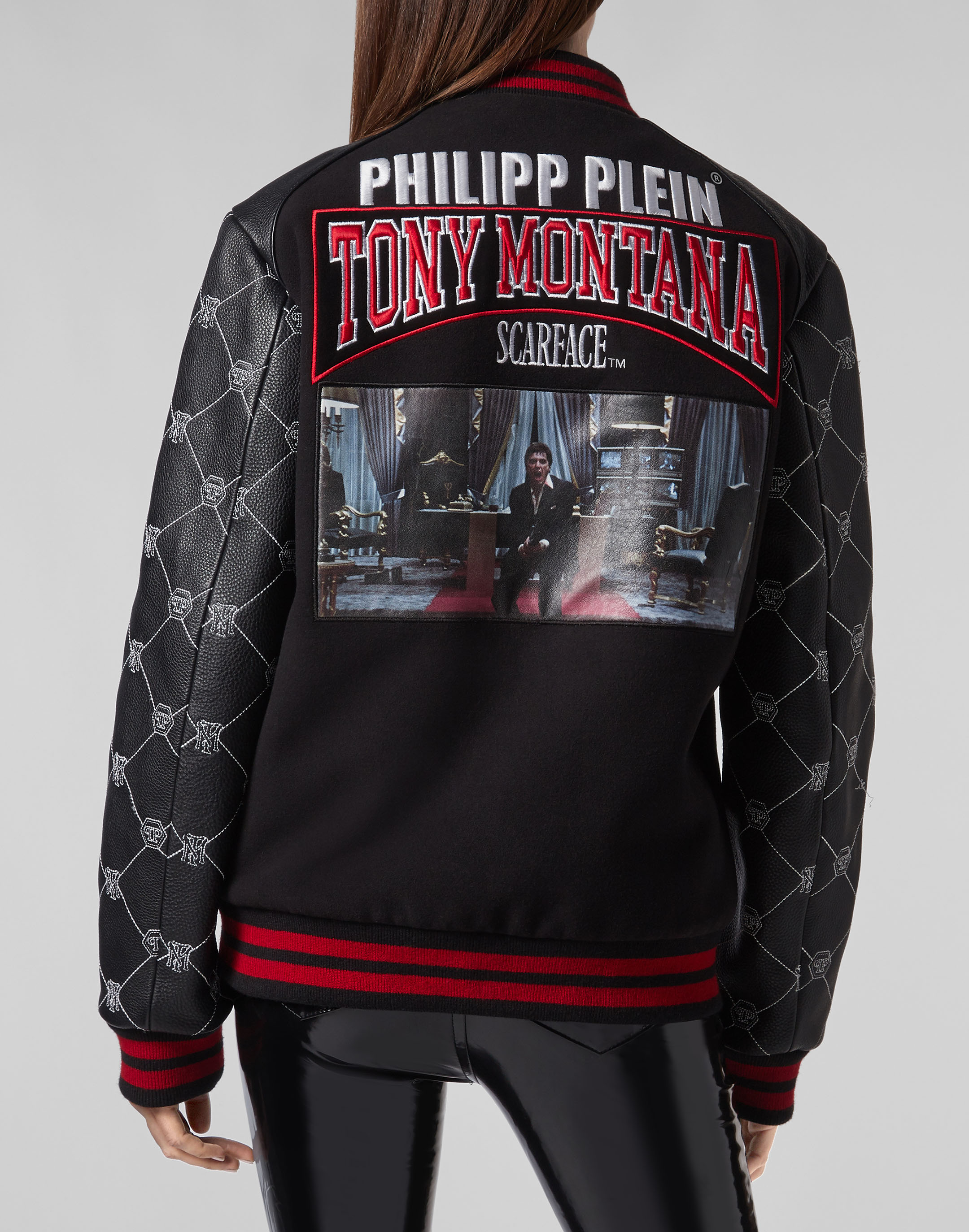 Leather Bomber Scarface | Philipp Plein Outlet