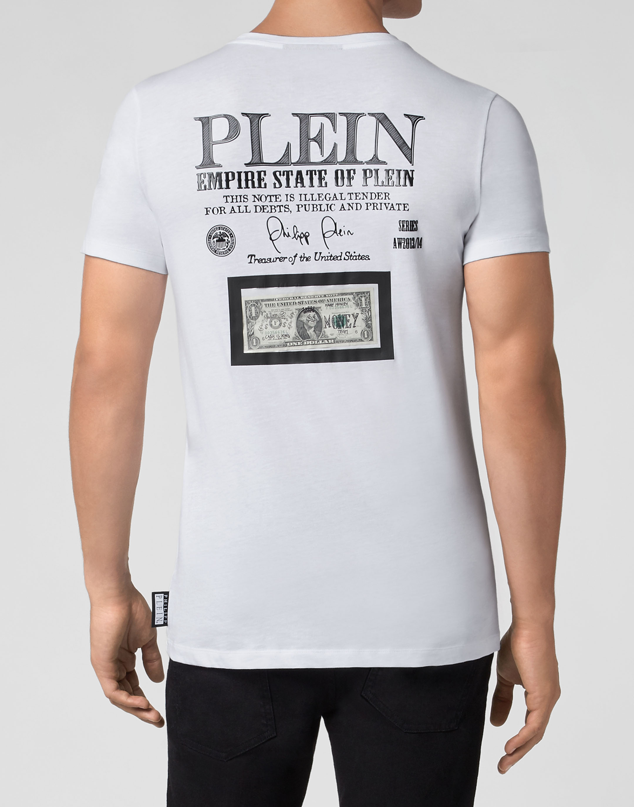 T-shirt Round Neck SS Dollar | Philipp Plein Outlet