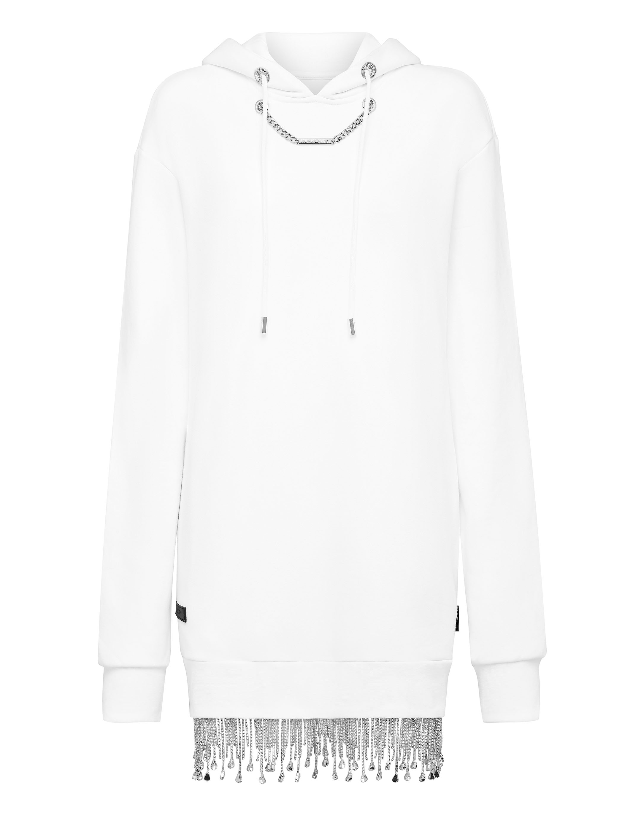 Hoodie sweatshirt Crystal Fringe | Philipp Plein Outlet