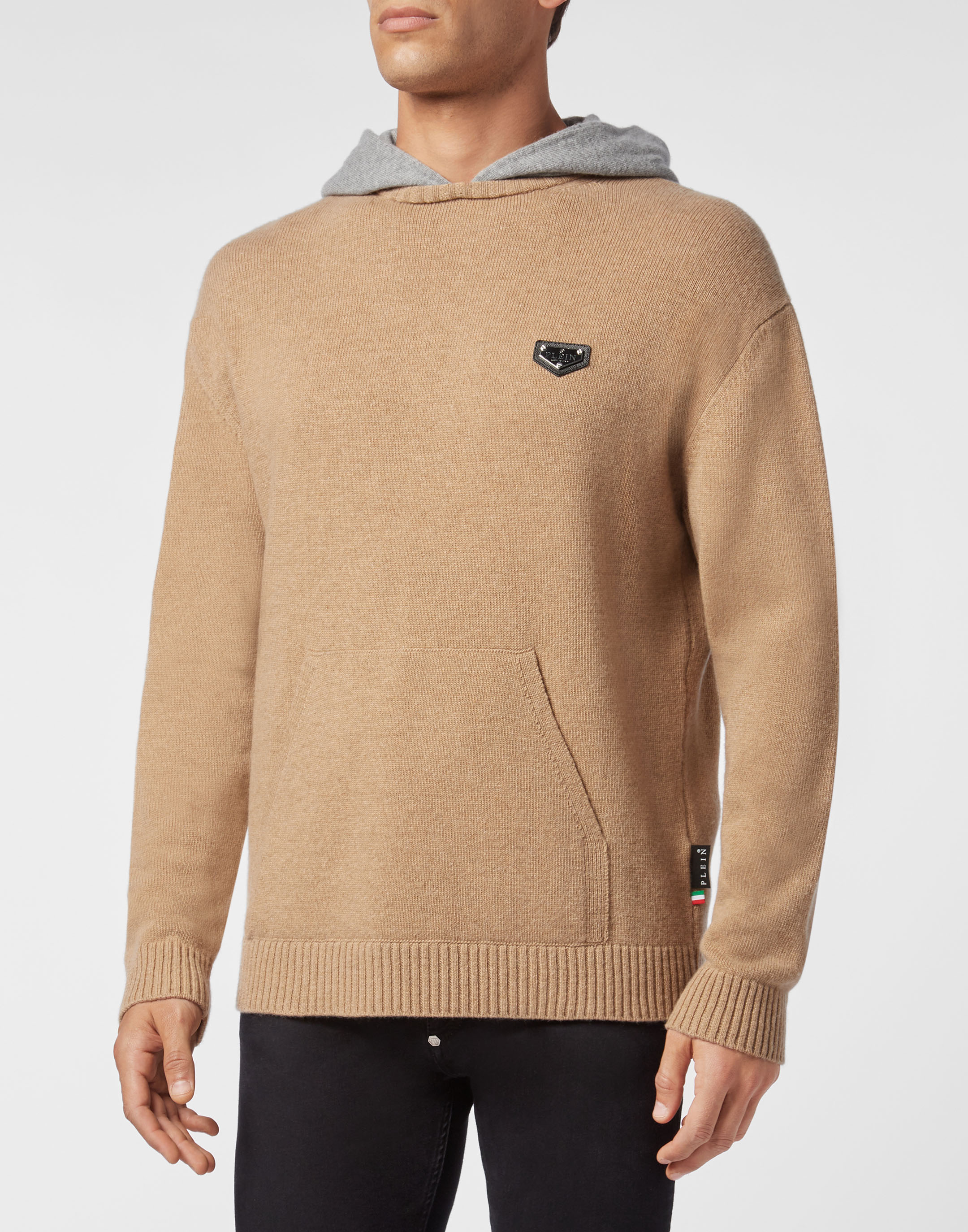 Cashmere Hoodie sweatshirt Iconic Plein | Philipp Plein Outlet