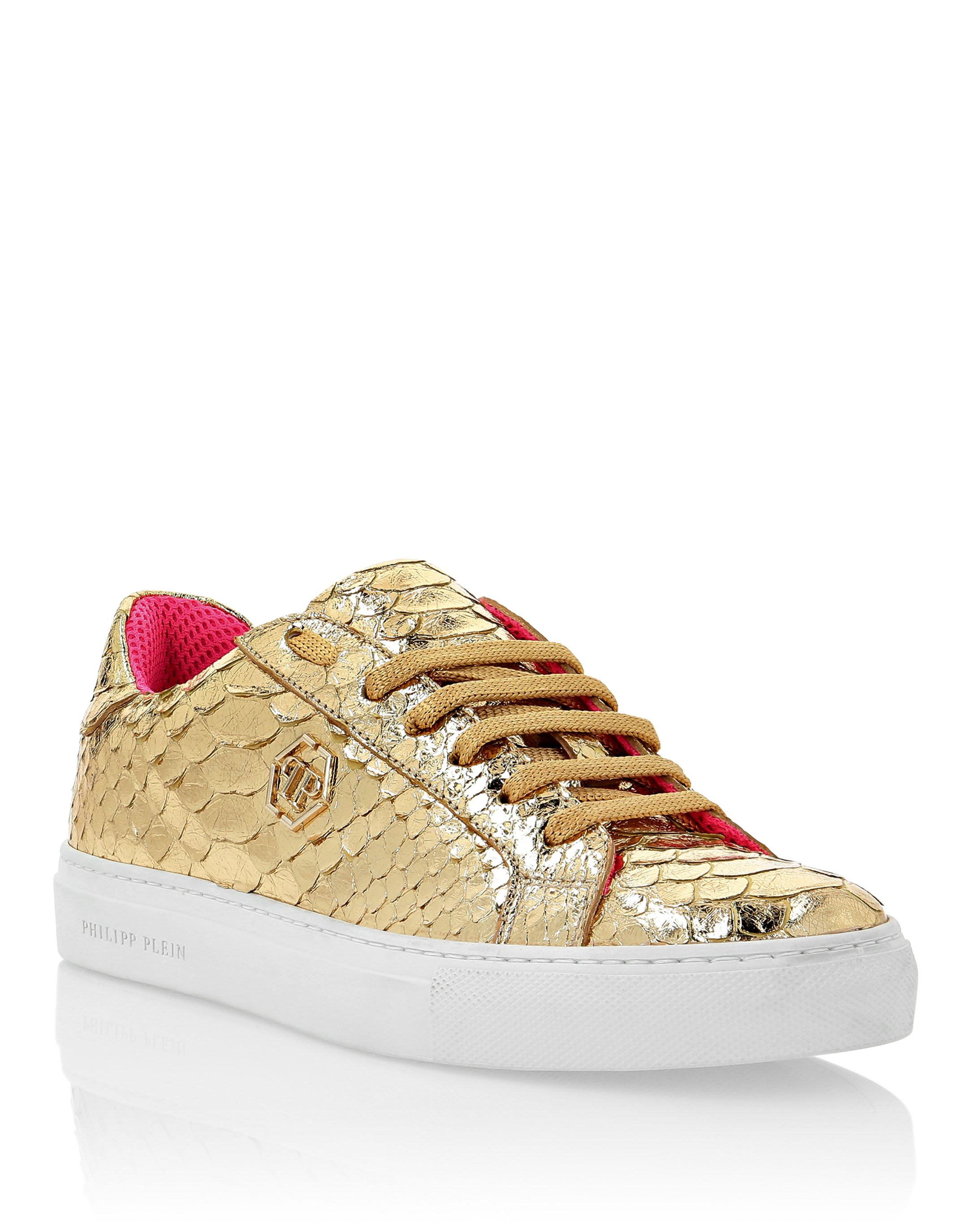 Python Lo-Top Sneakers Gold | Philipp Plein Outlet