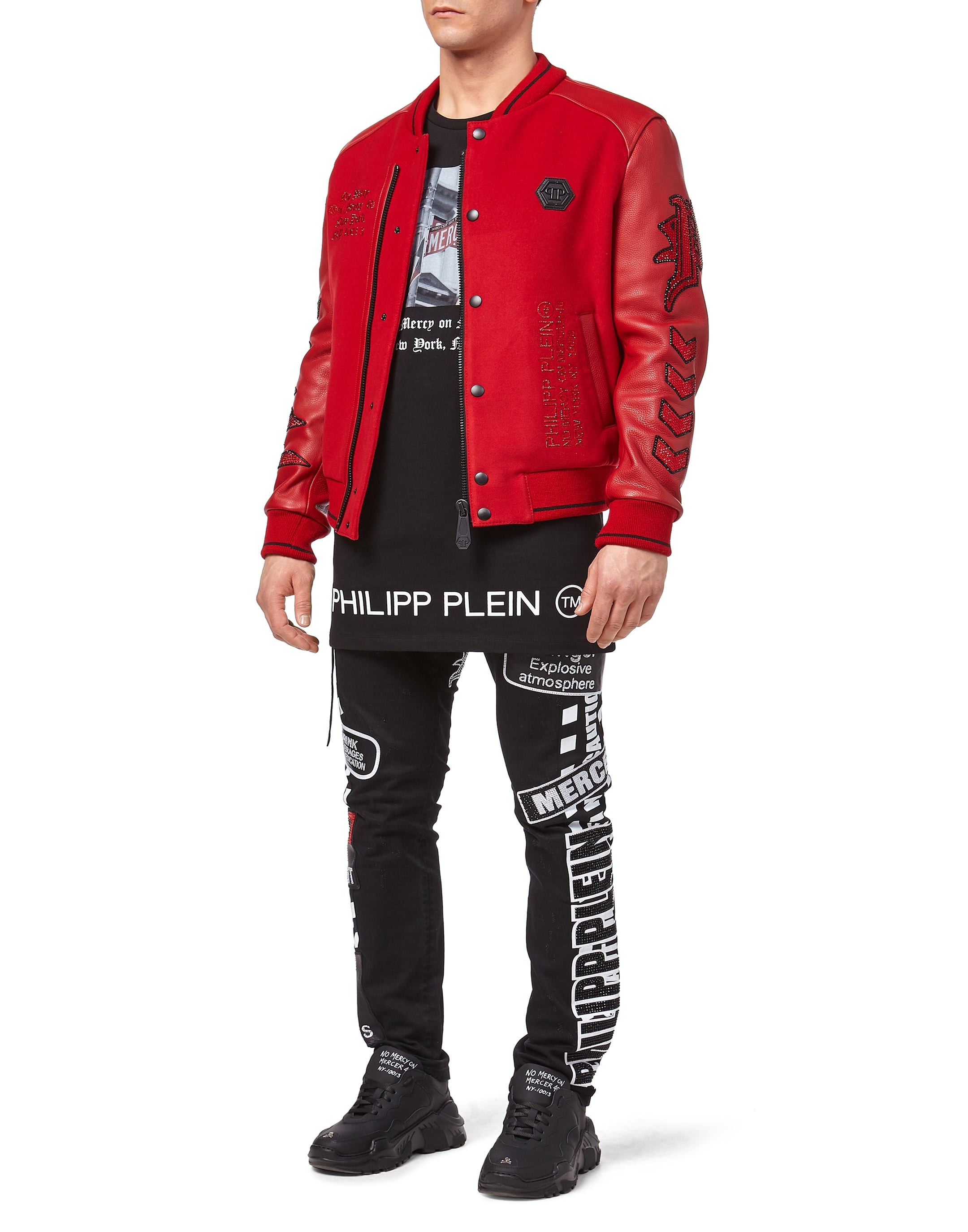 philipp plein red jacket