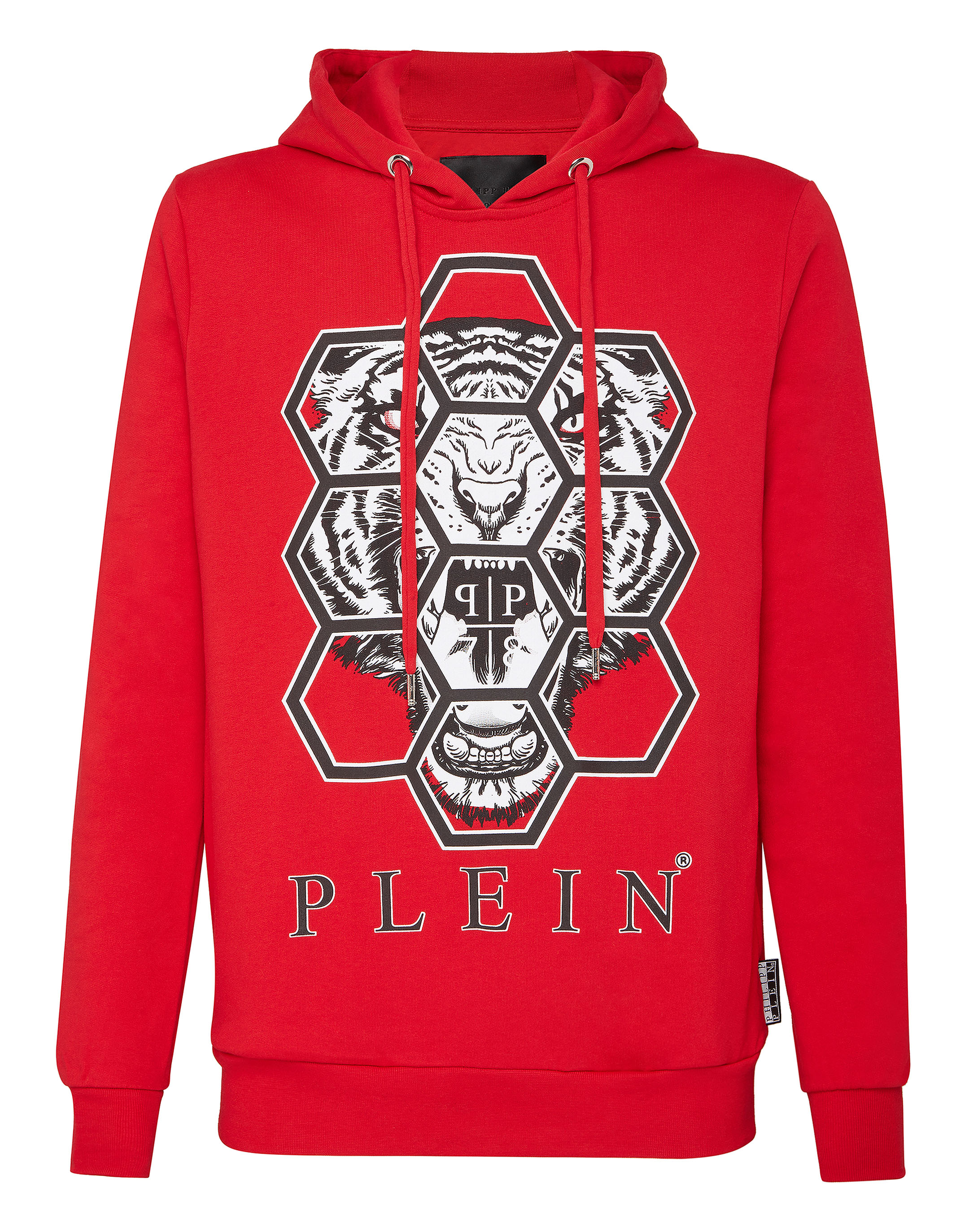Hoodie sweatshirt Hexagon tiger | Philipp Plein Outlet