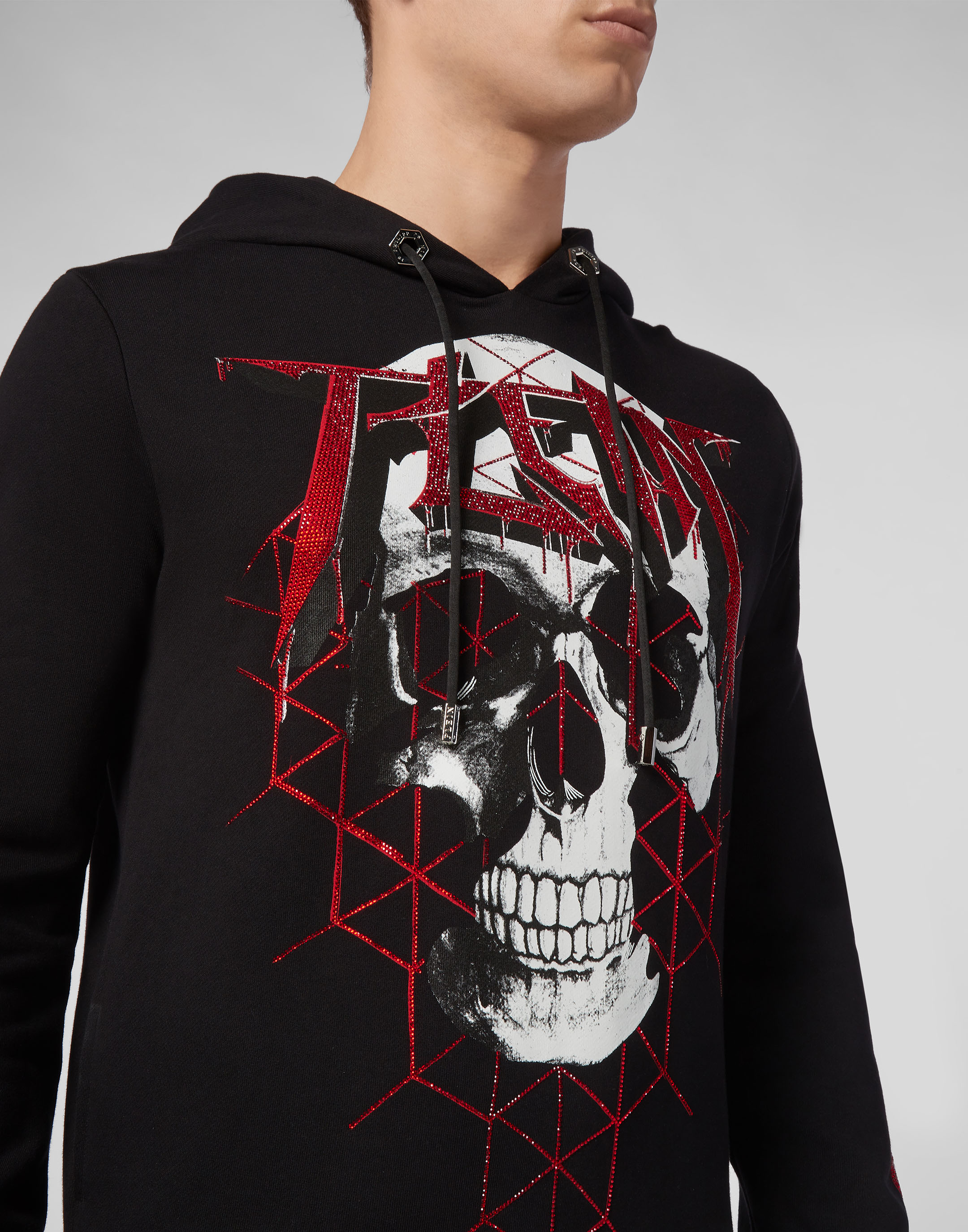 Hoodie sweatshirt Skull crystal | Philipp Plein Outlet