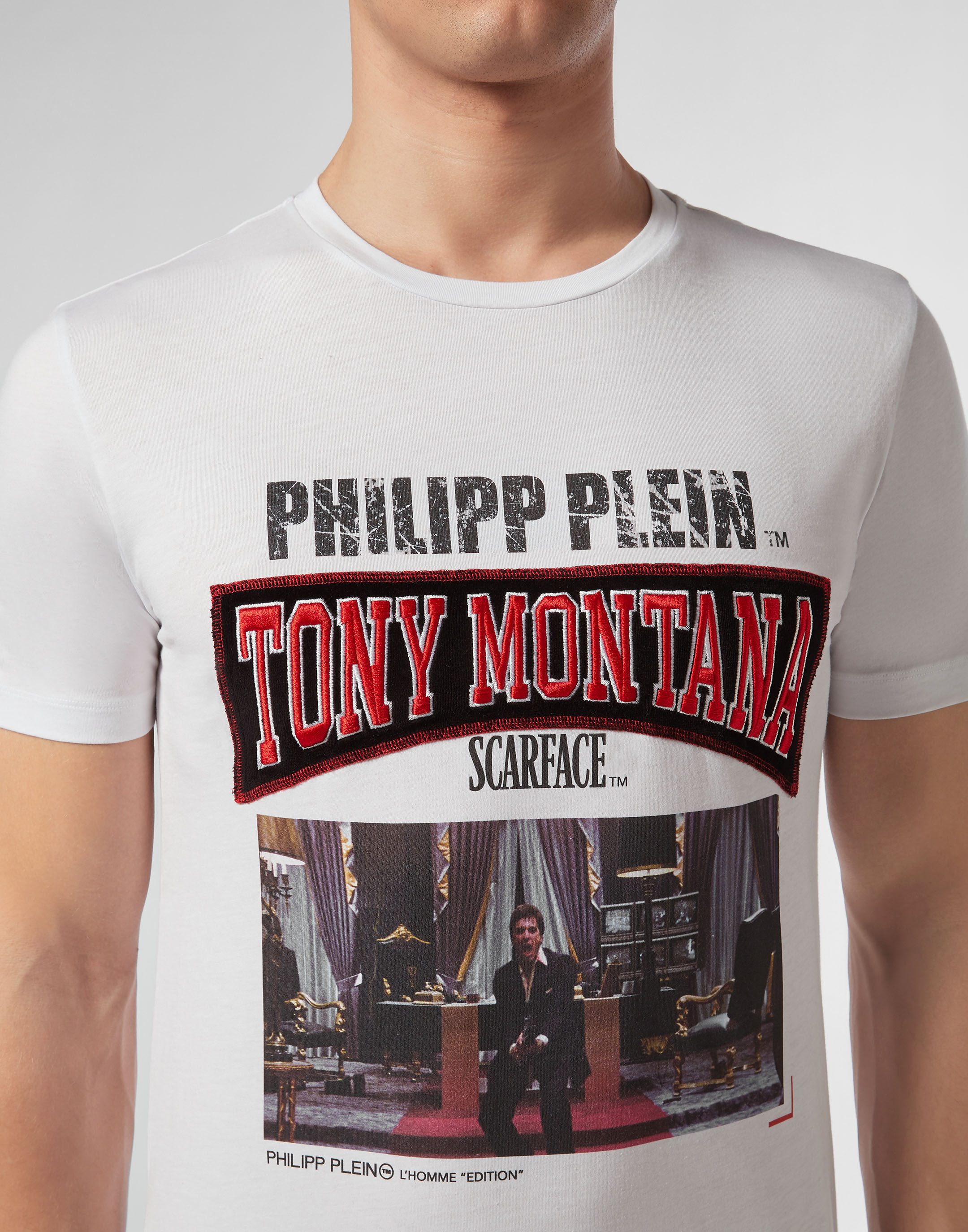 T-shirt Round Neck SS Scarface | Philipp Plein Outlet