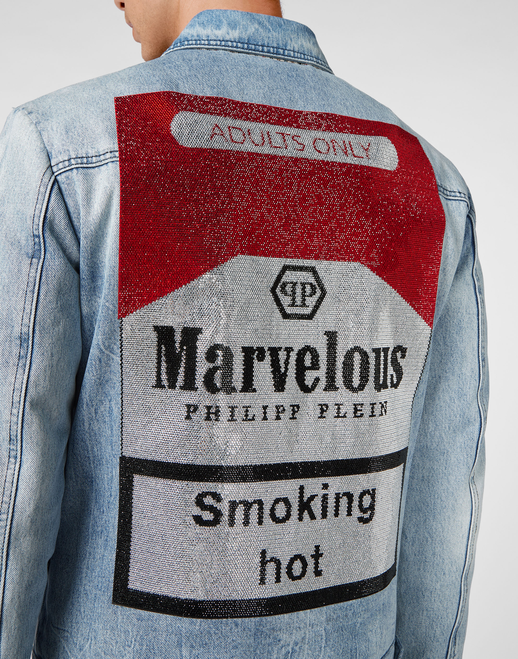 Denim Jacket stones Marvelous | Philipp Plein Outlet