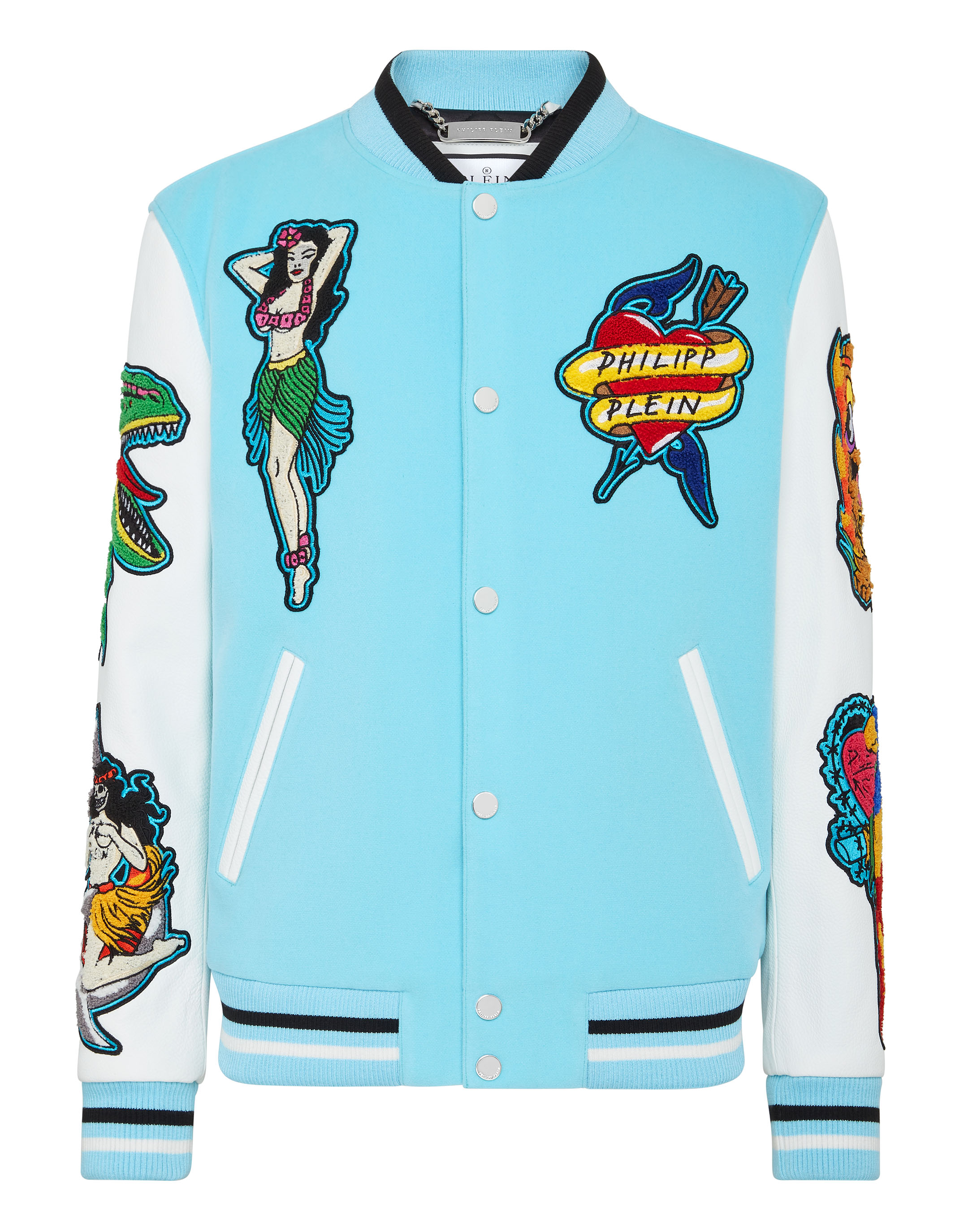 Leather College Bomber Hawaii | Philipp Plein Outlet