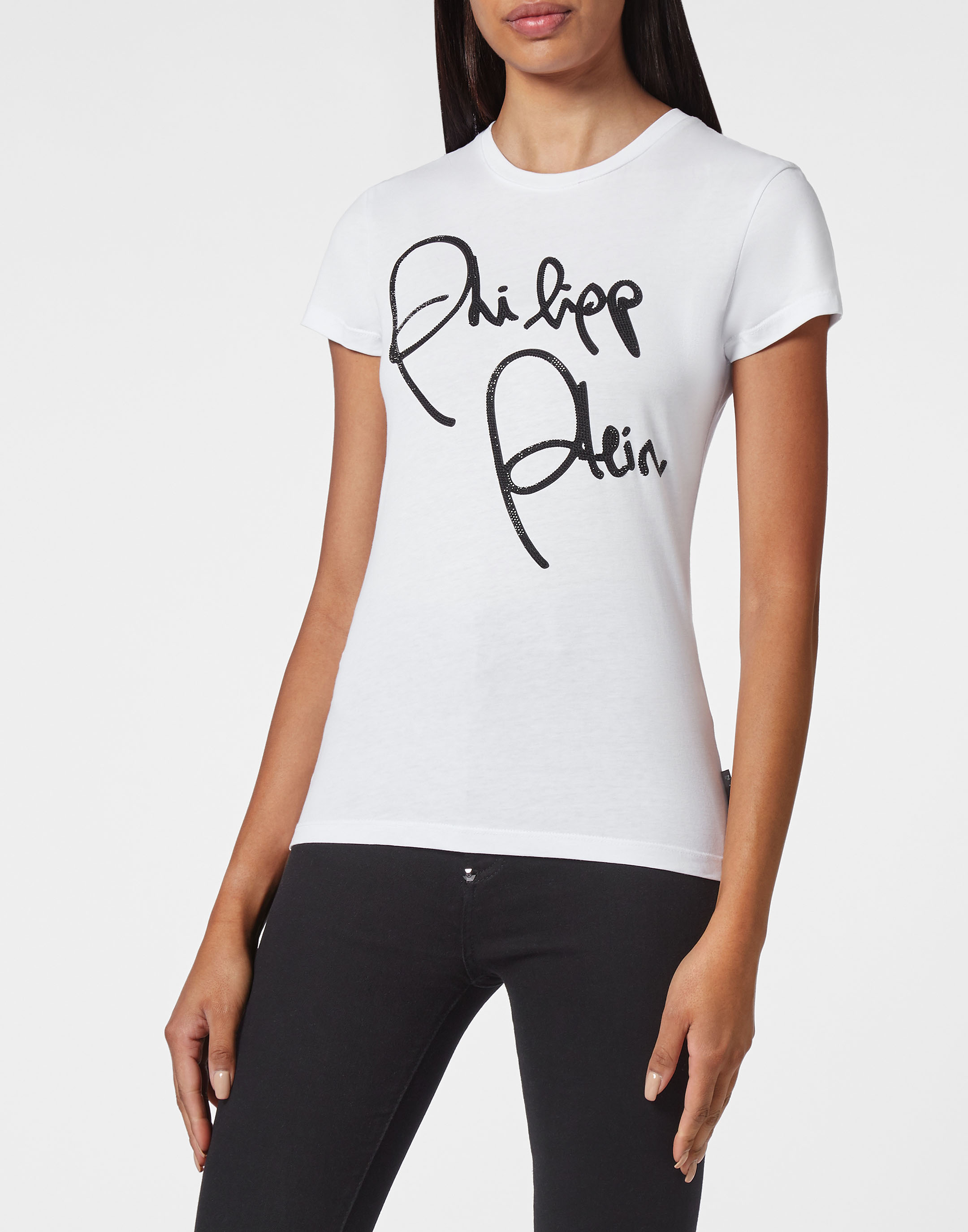 T-shirt Sexy Pure with Crystals | Philipp Plein Outlet