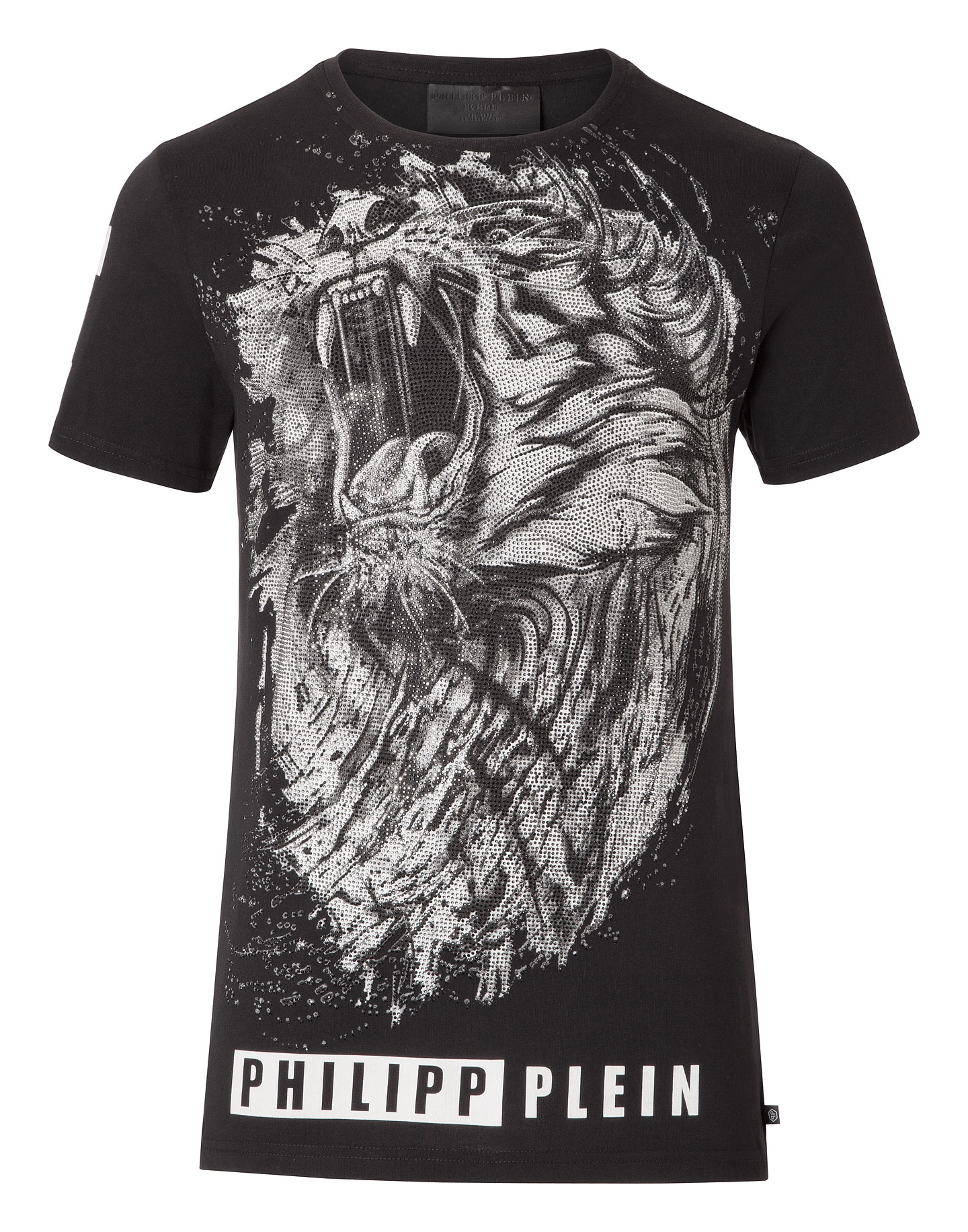 T-shirt Round Neck SS "Black lion" | Philipp Plein