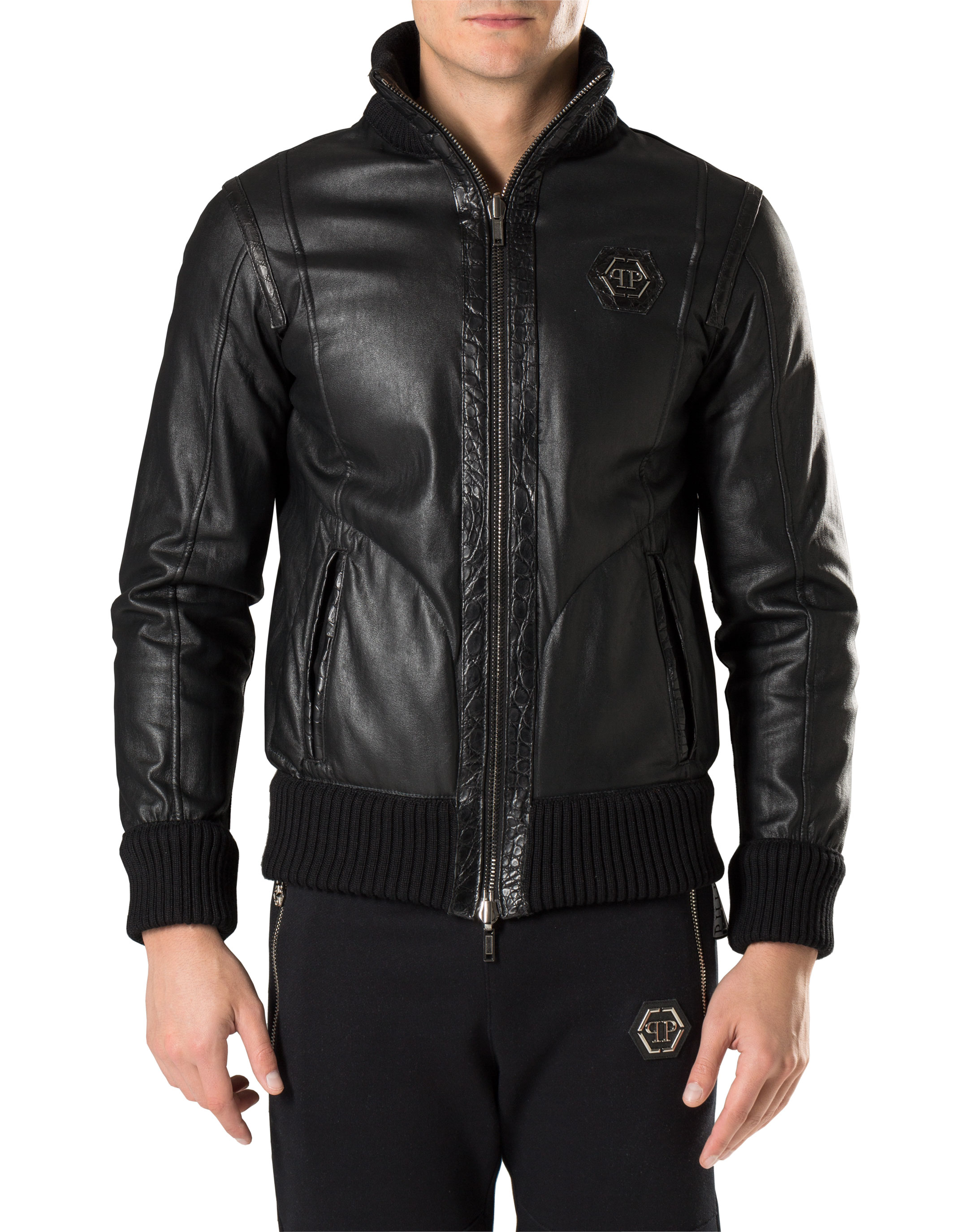 Leather Jacket "Sheldon" | Philipp Plein Outlet