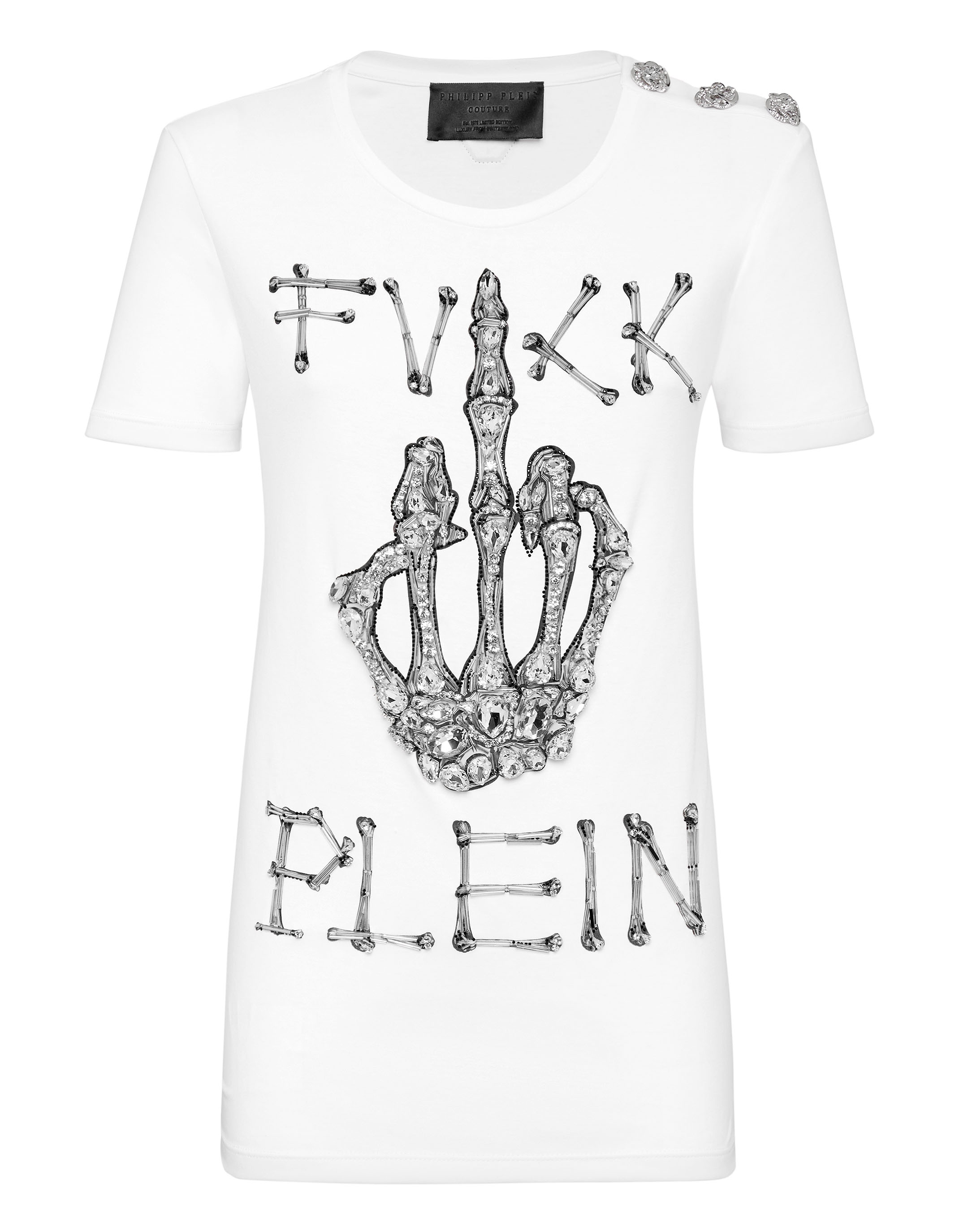 T-shirt Round Neck SS Skeleton | Philipp Plein Outlet