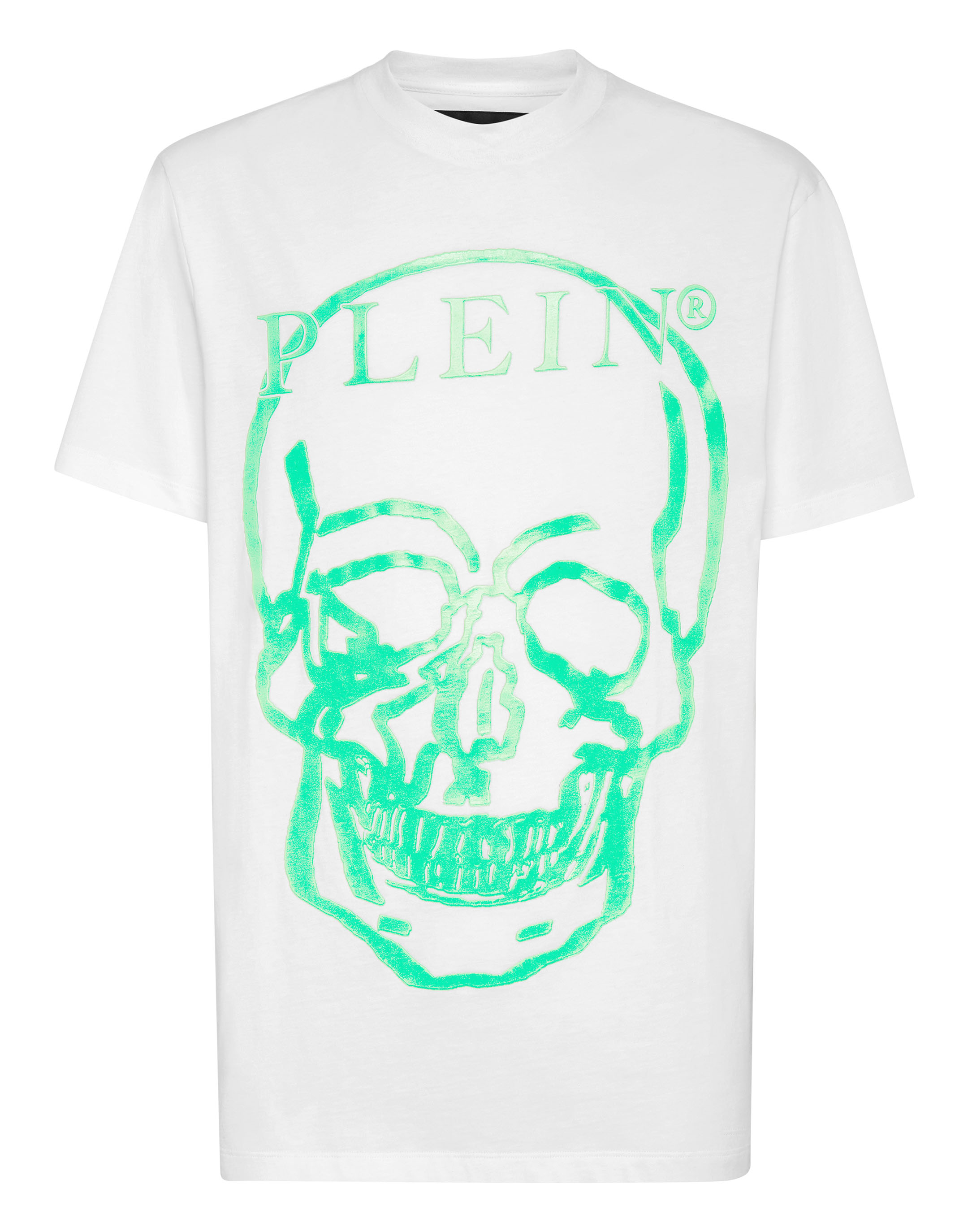 Jersey T-shirt Round Neck SS Skull and Plein | Philipp Plein Outlet
