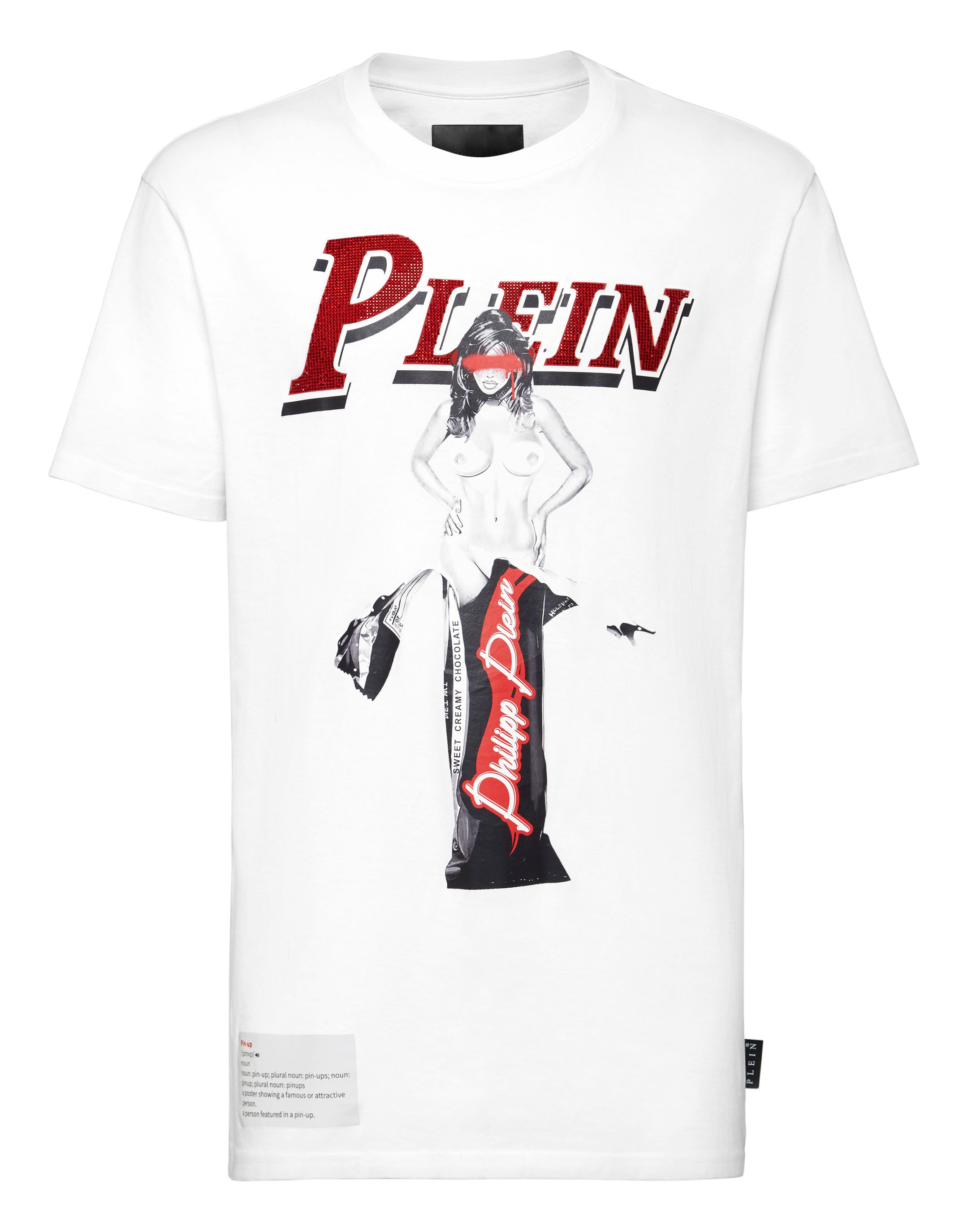 Glad koffer Vriendin T-shirt Round Neck SS | Philipp Plein Outlet