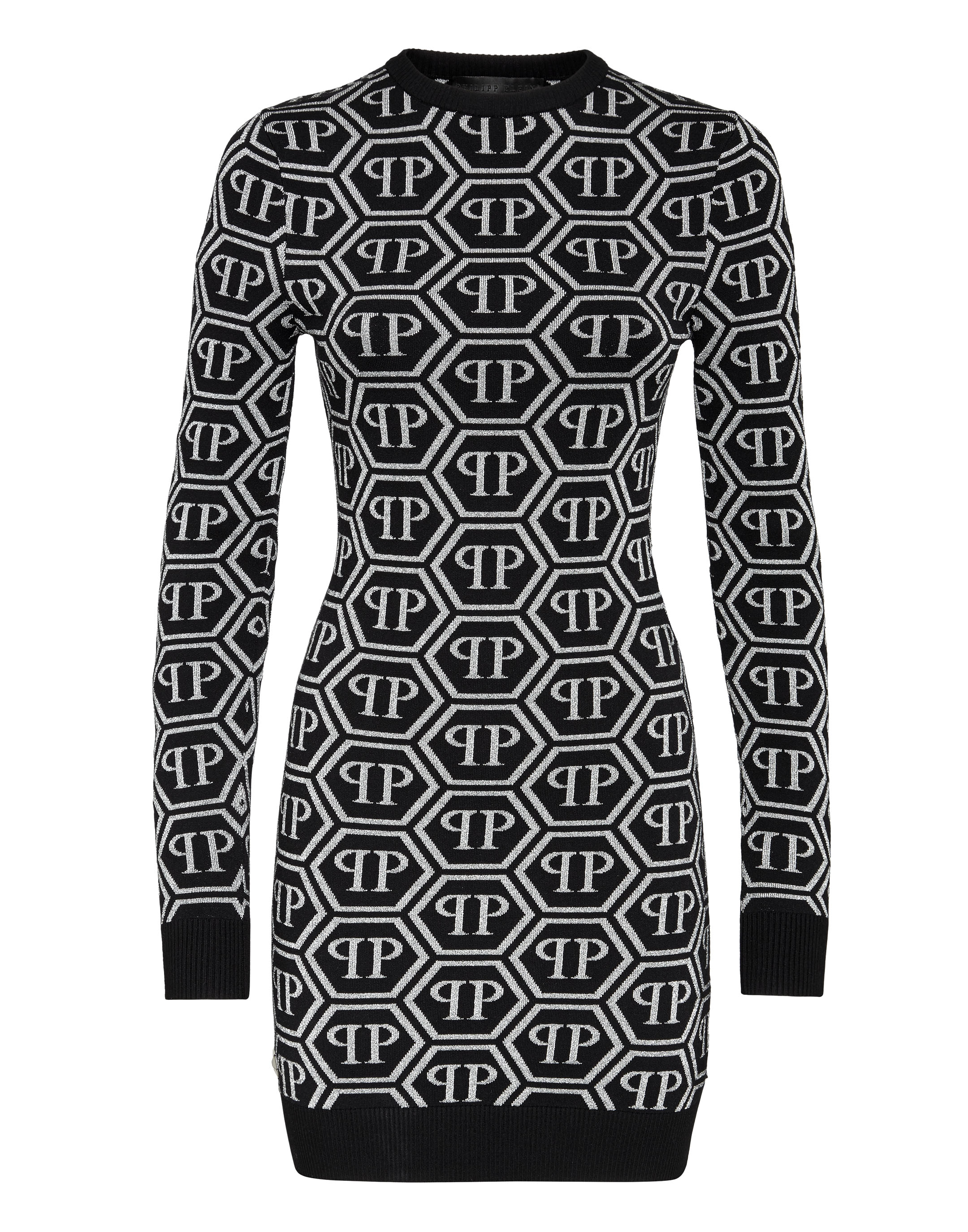 Knit Day Dress All over PP | Philipp Plein Outlet