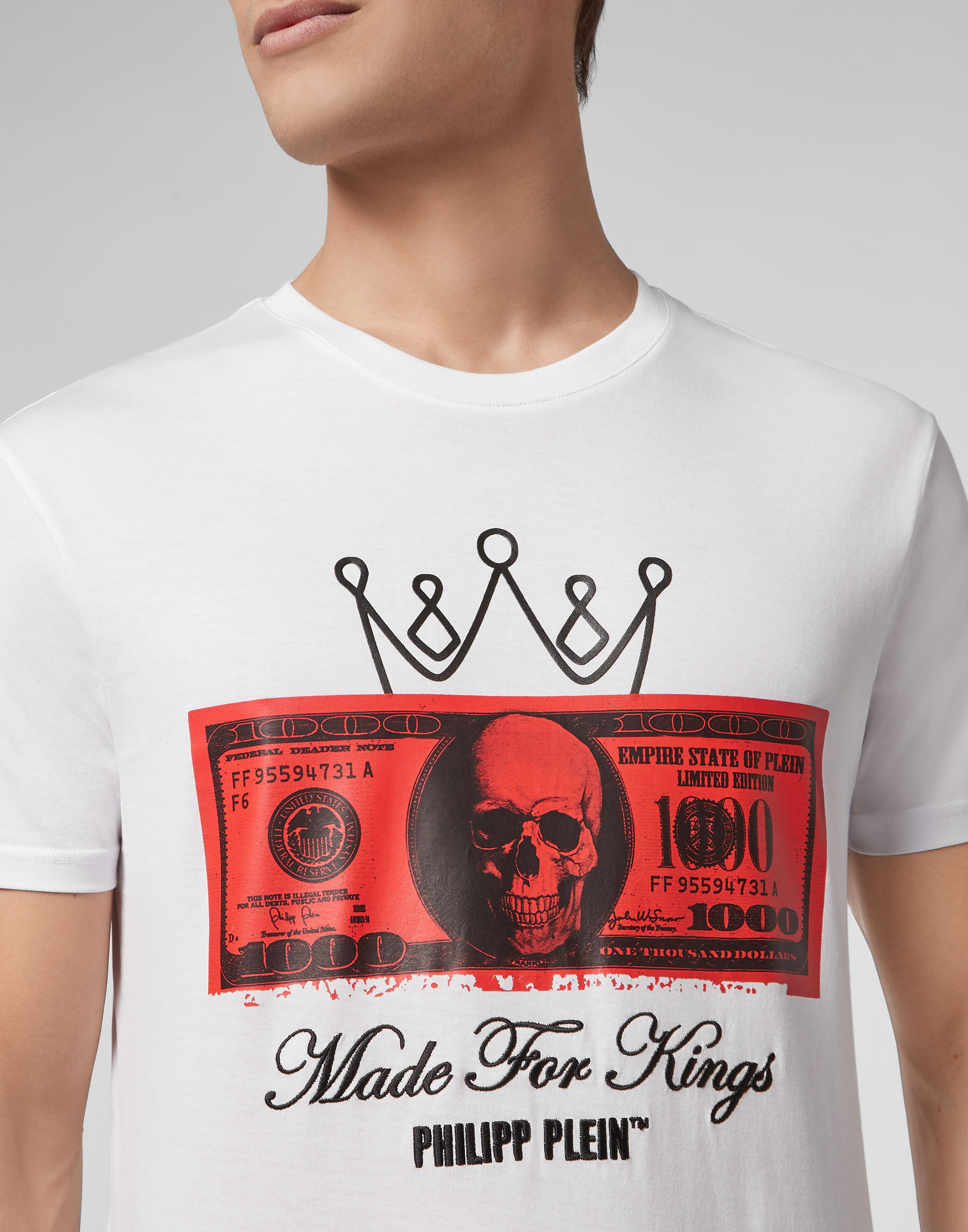T-shirt Round Neck SS Dollar | Philipp Plein Outlet