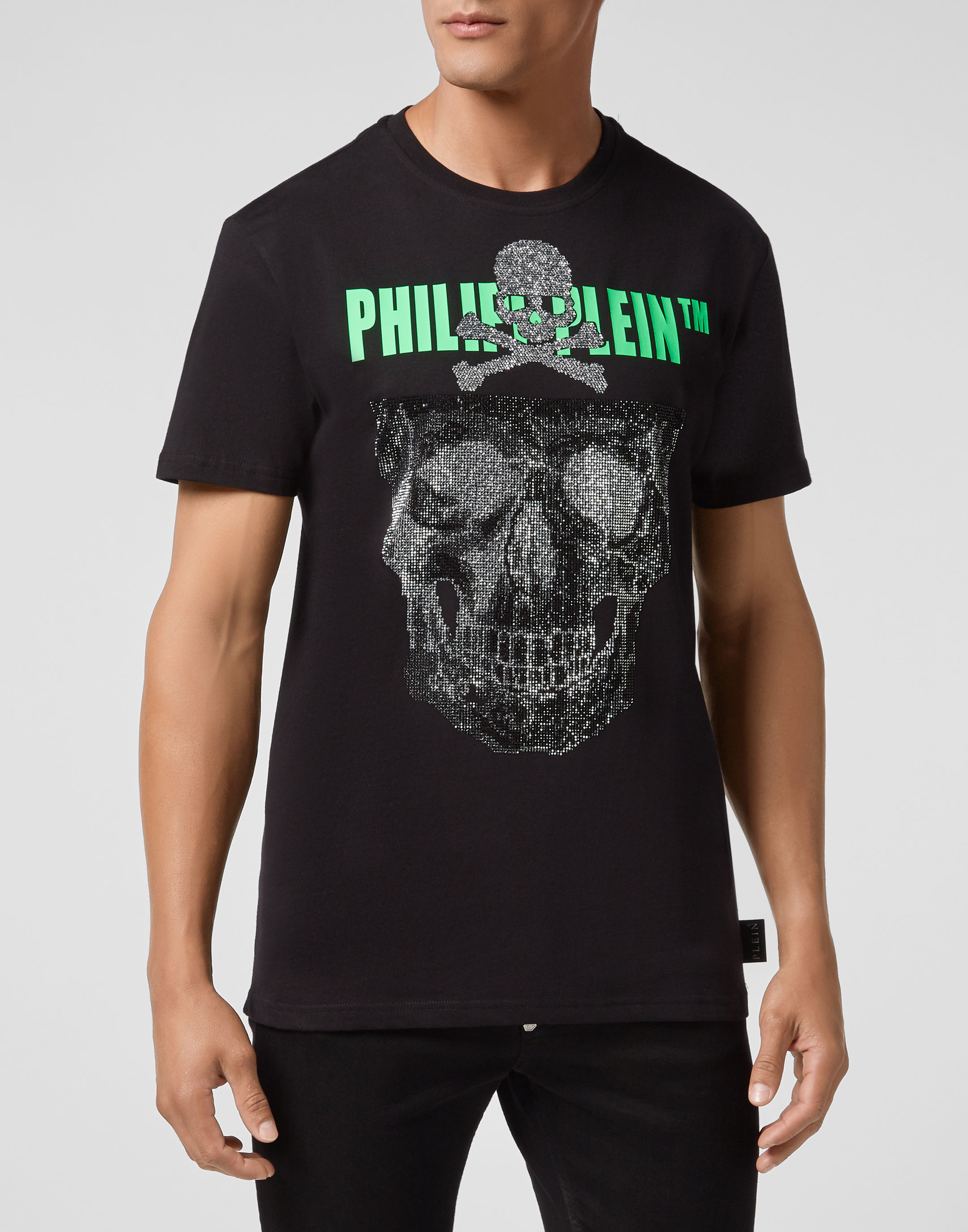 T-shirt Round Neck SS Skull strass | Philipp Plein Outlet